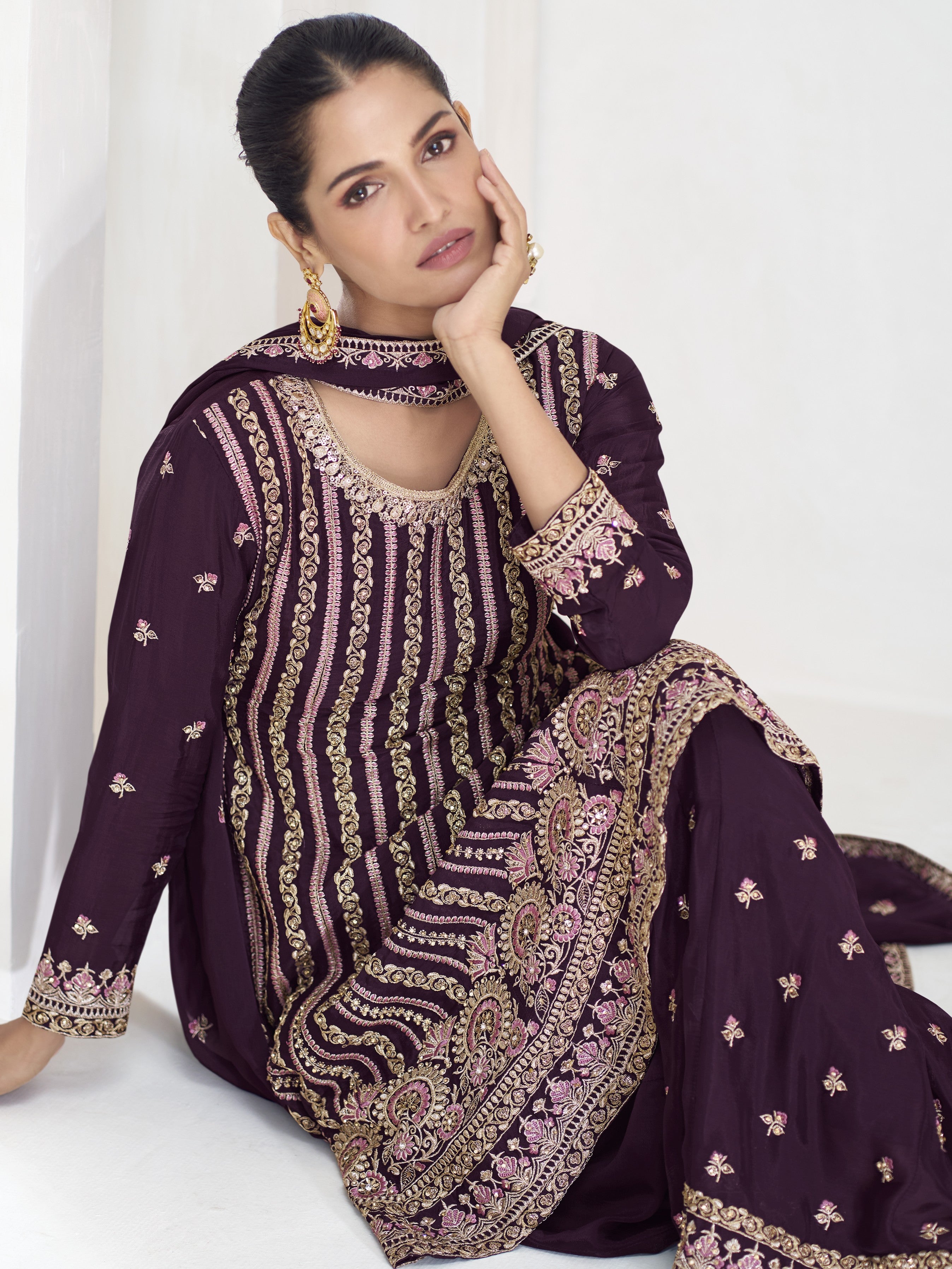 Ahana Palazzo Suit