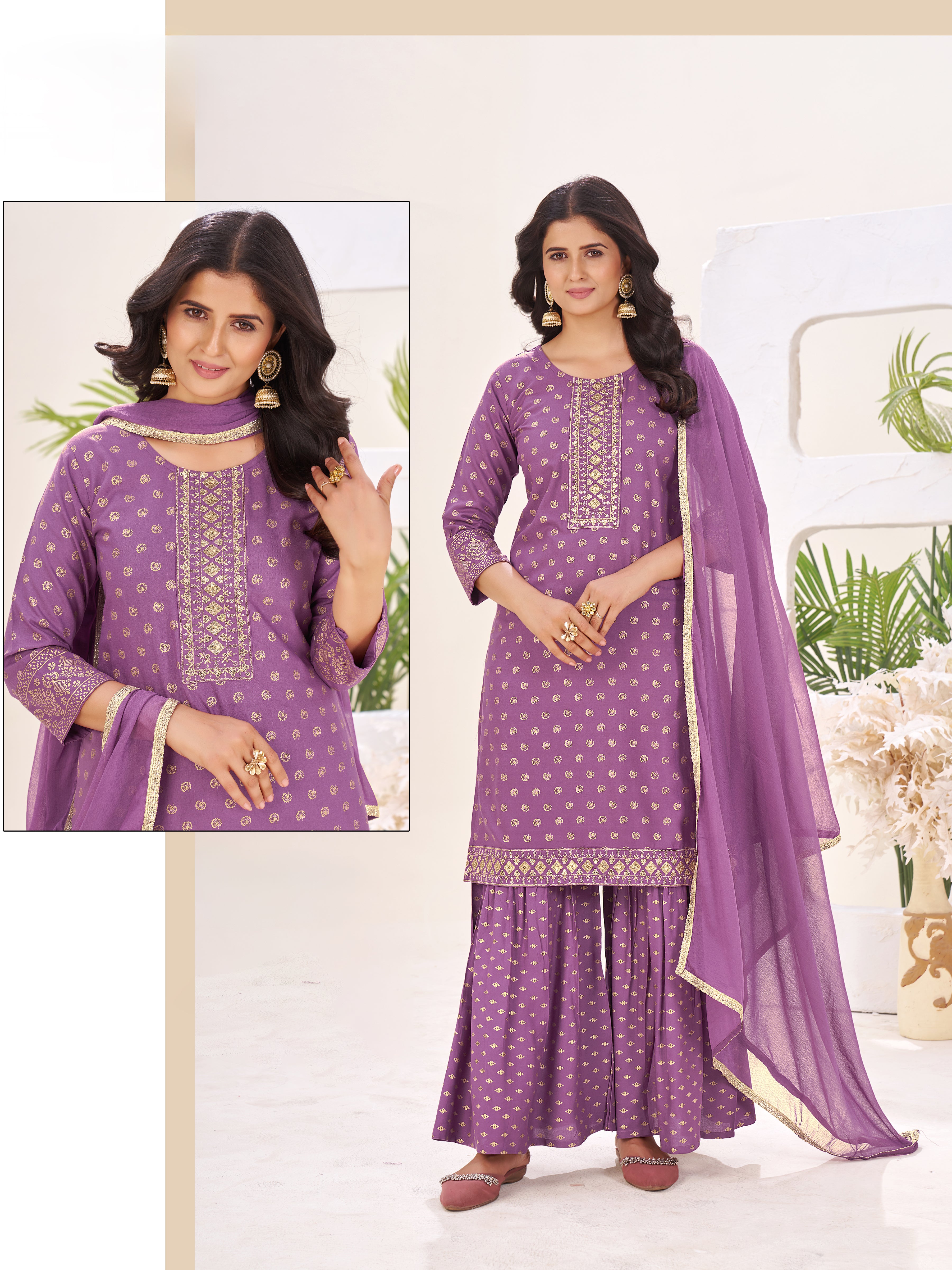 Hirva Sharara Suit
