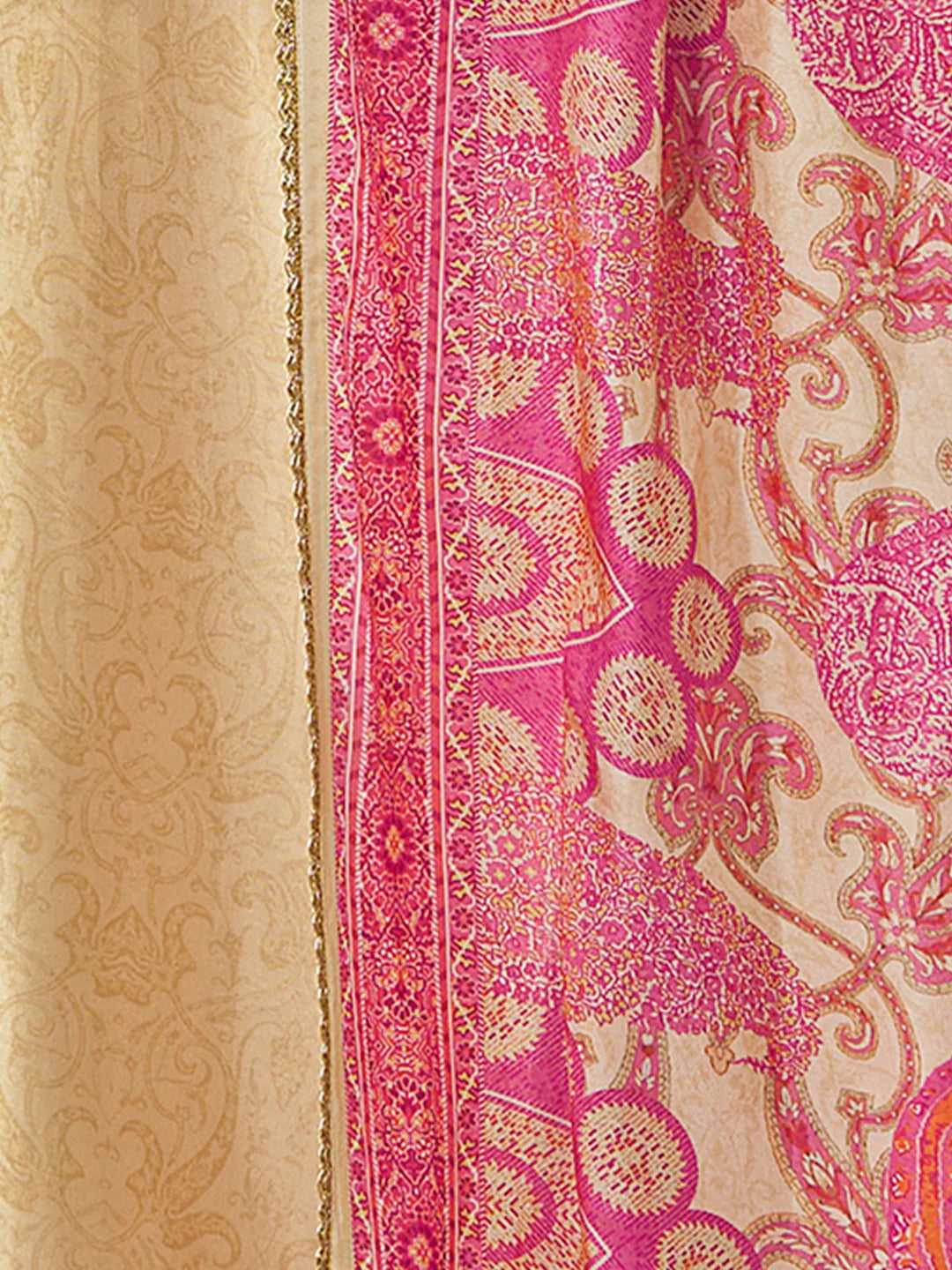 Silk Printed Straight Kamiz & Pant L/S 38X46,50