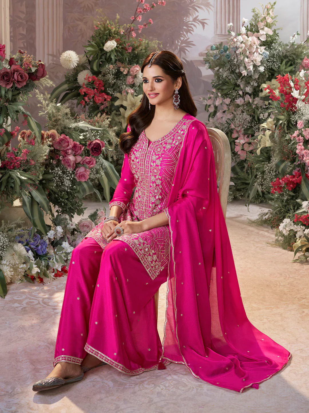 Fiza Palazzo Suit