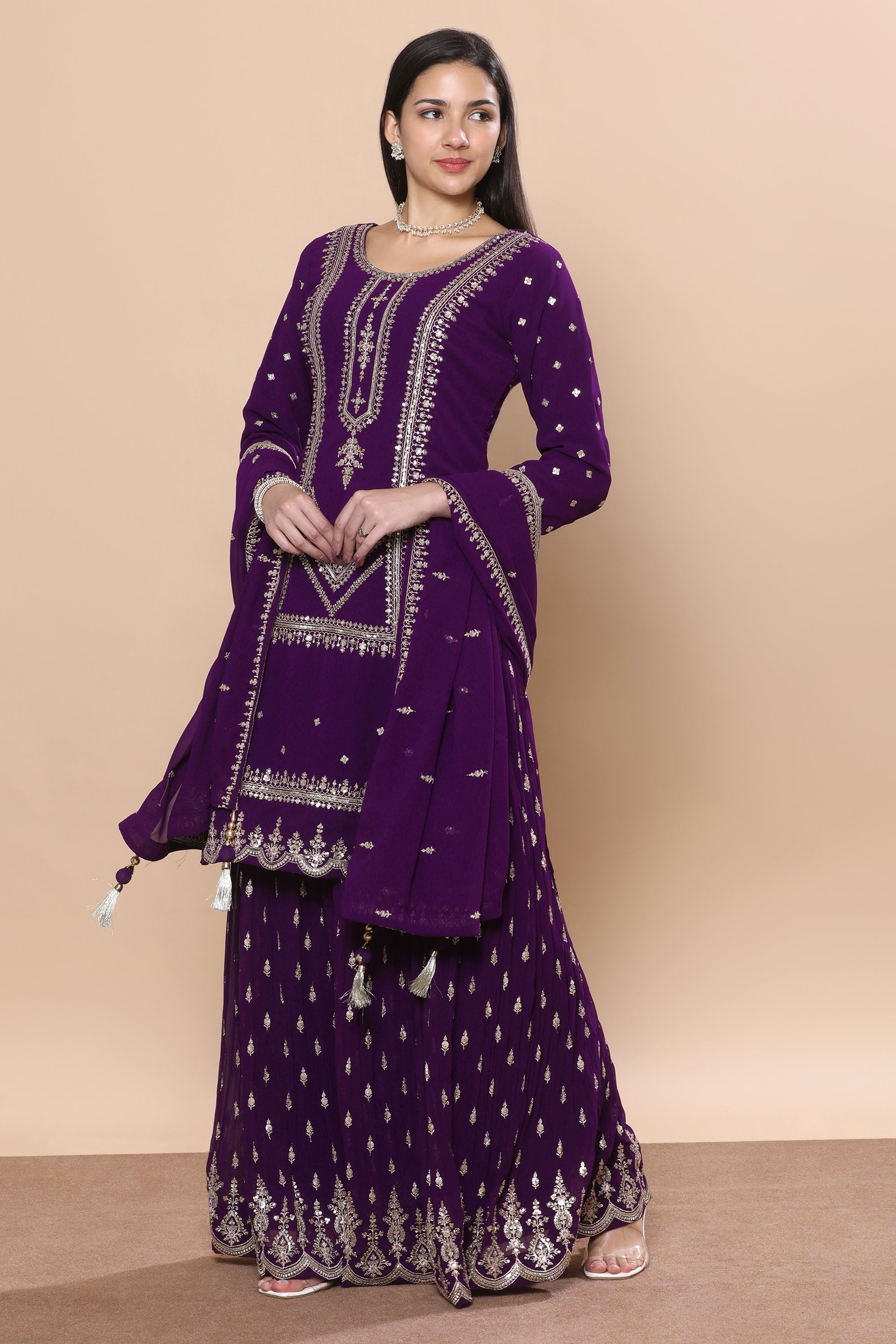 Hasina Palazzo Suit