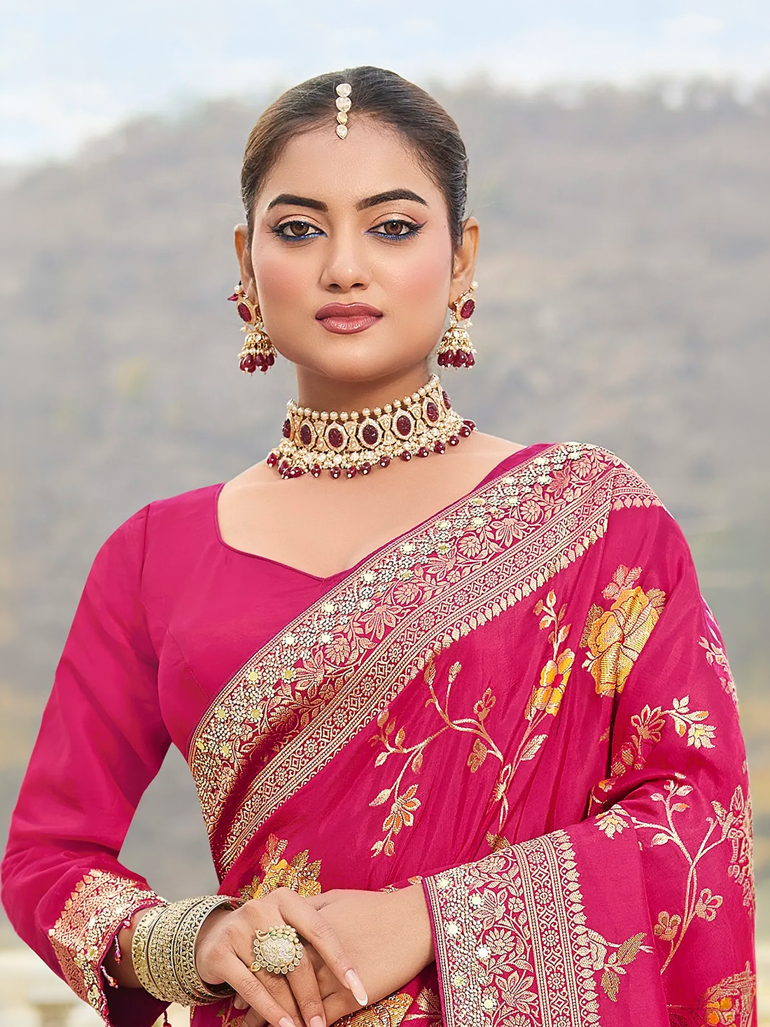 Vrinda Banarasi Choli Saree