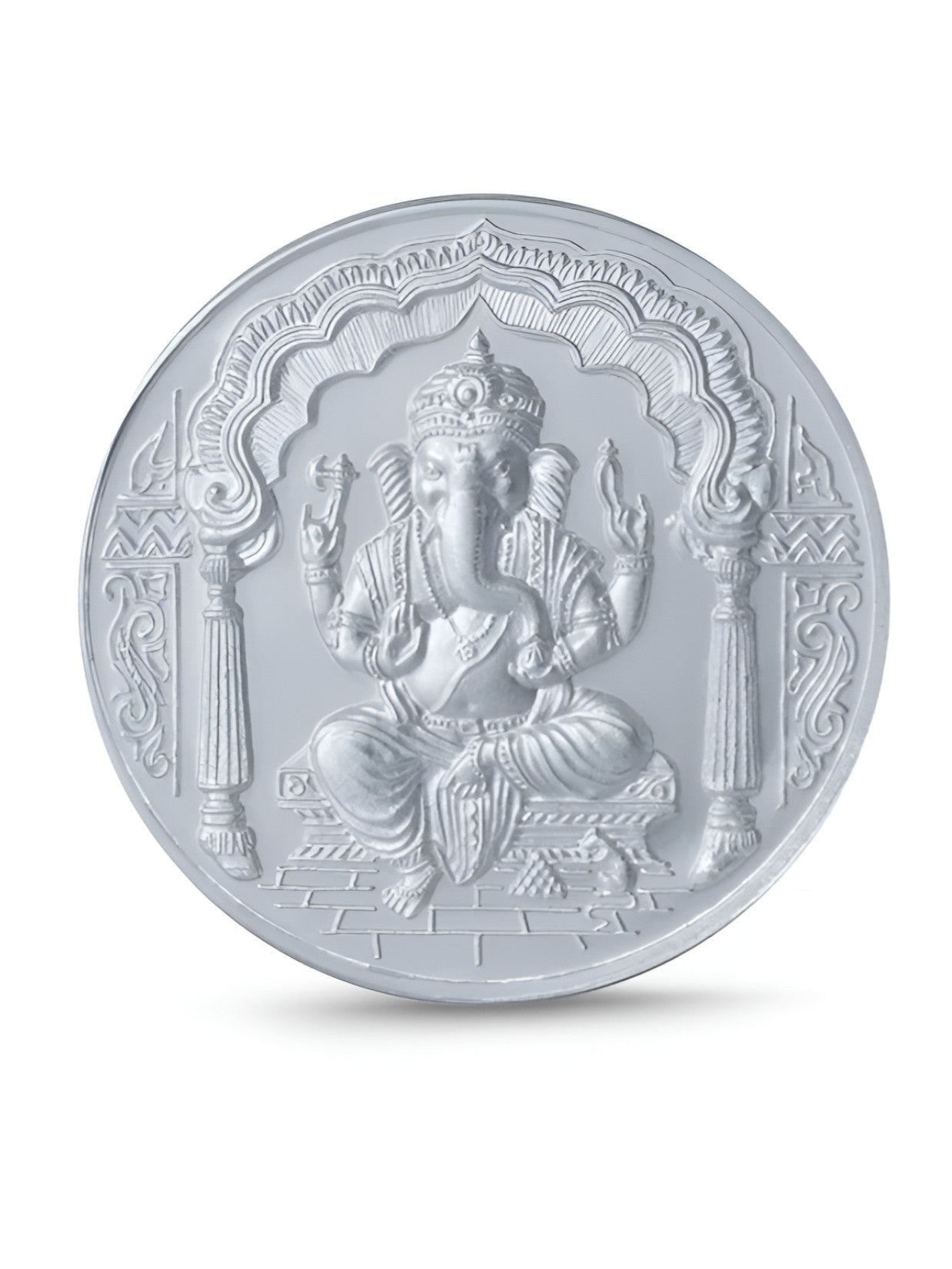 Silver Ganesh Coin 10 GMS