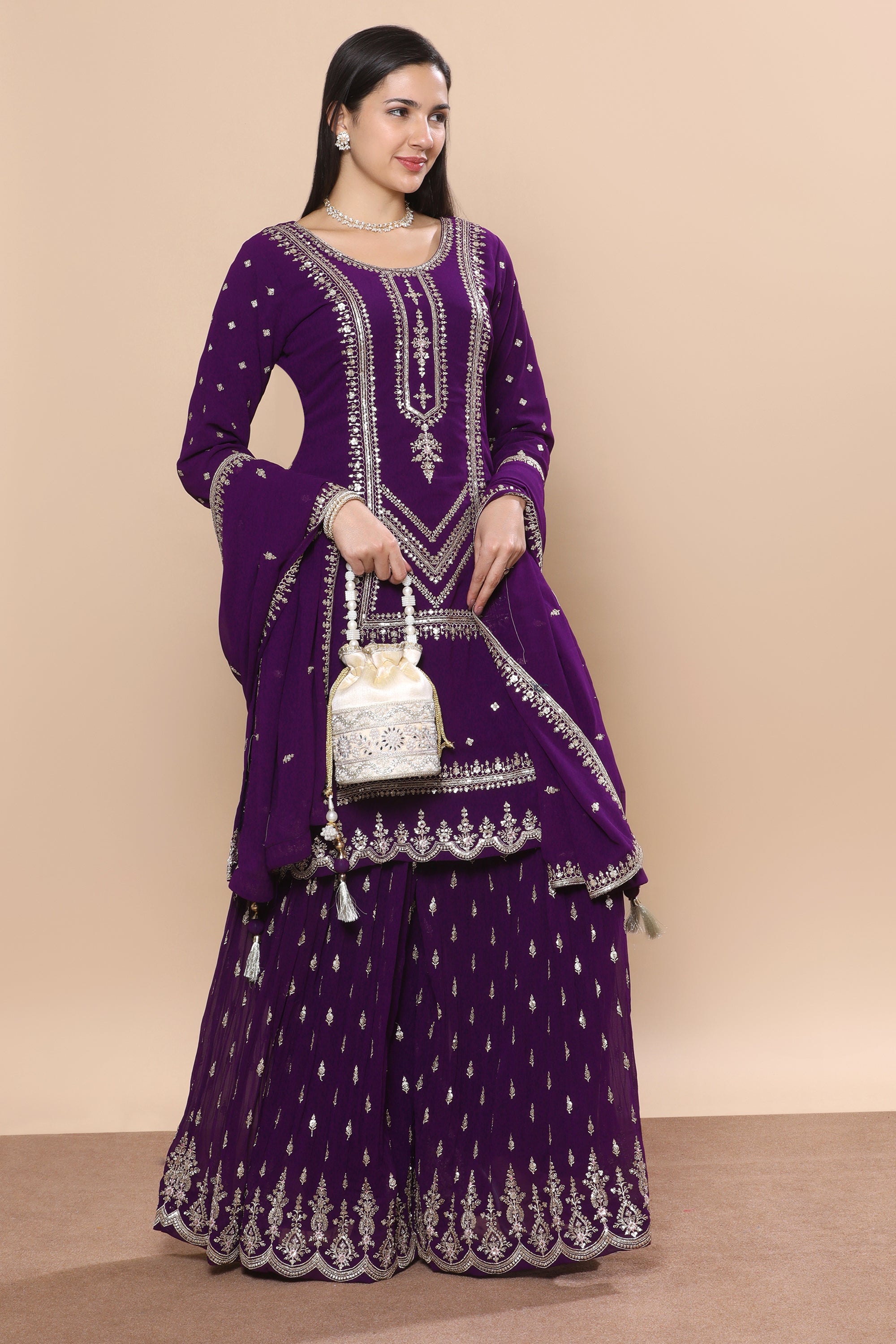 Hasina Palazzo Suit