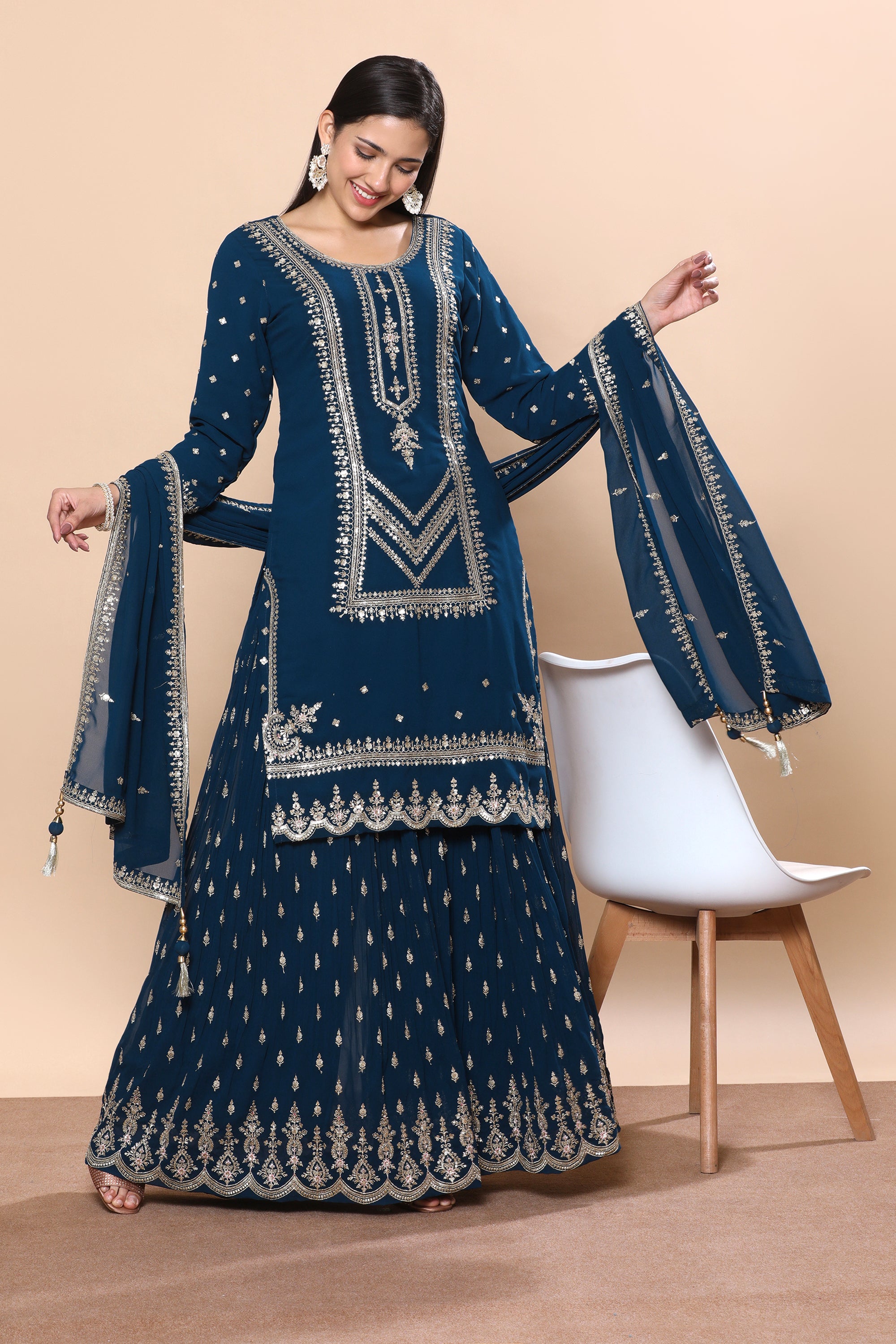 Hasina Palazzo Suit