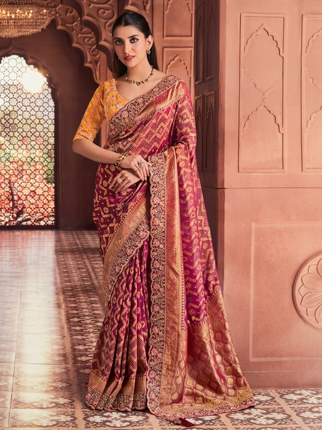 Vandana Silk Choli Saree