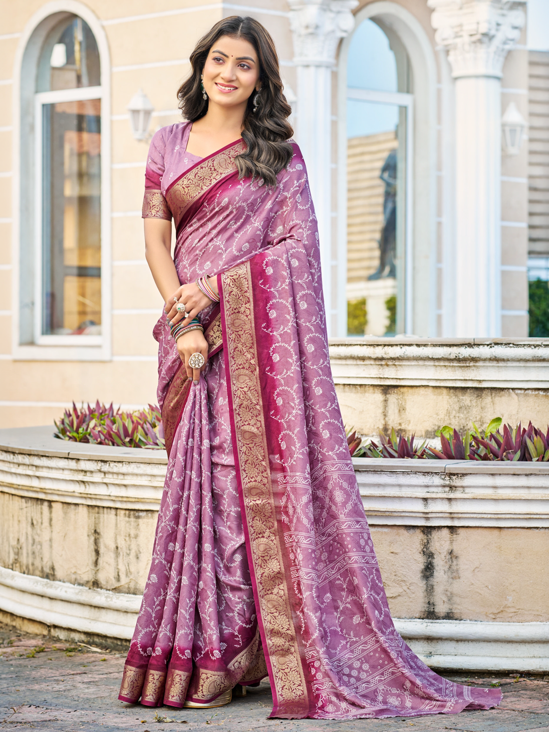 Shivani Silk Printed Saree