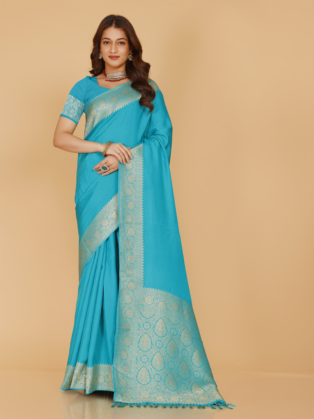Anamika Weaving Silk Saree
