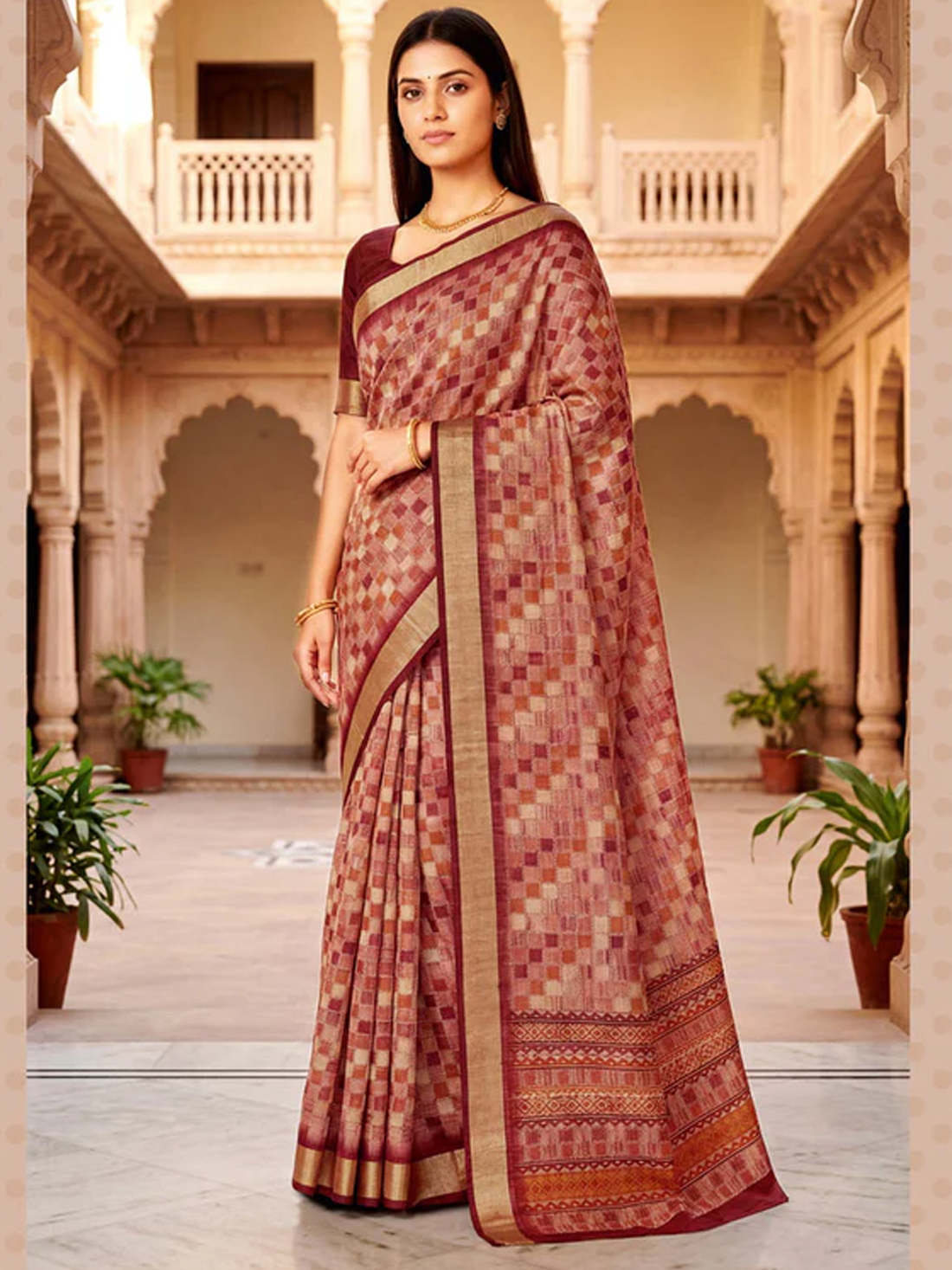 Serina Silk Printed Saree