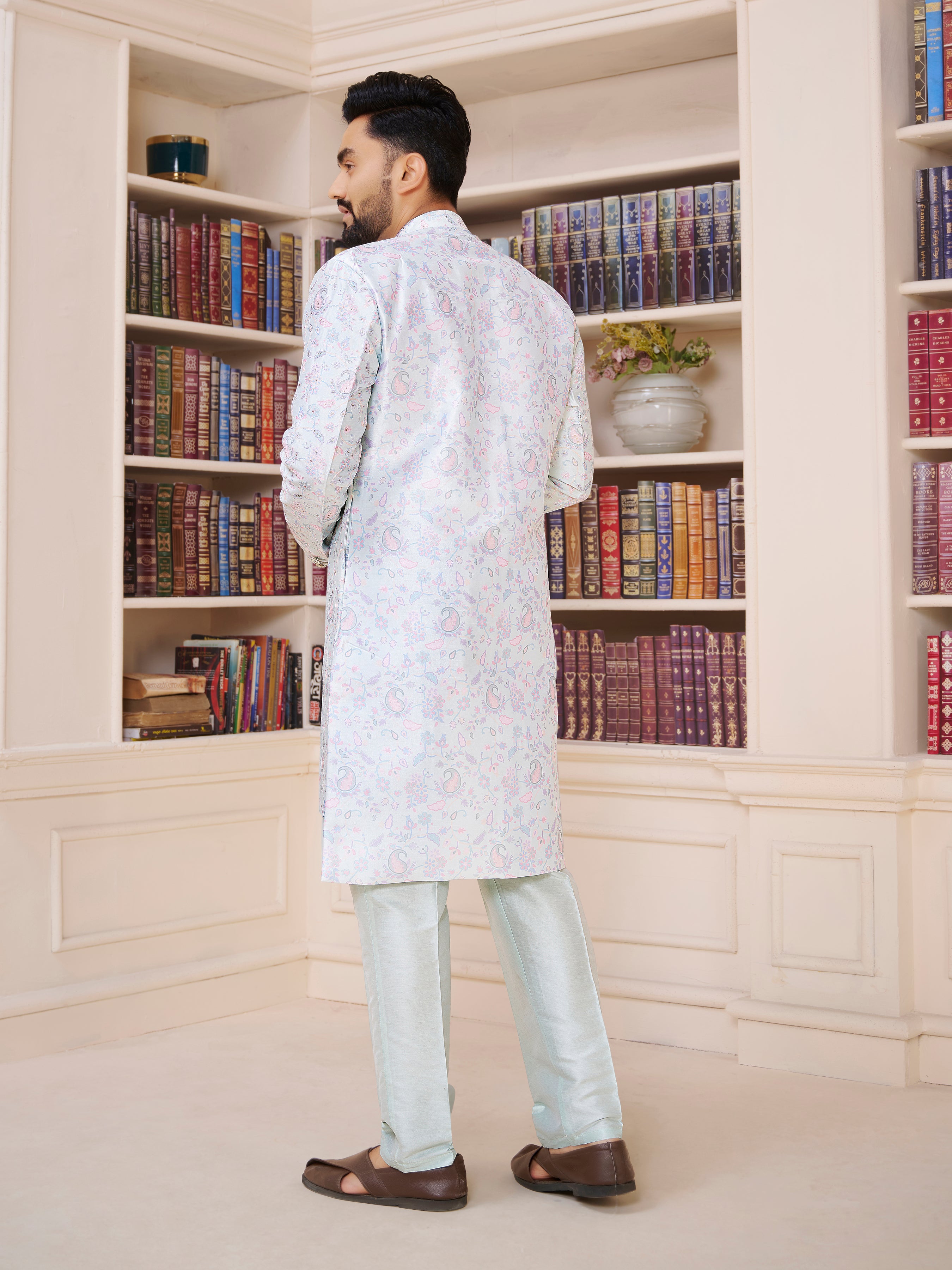 Mens Kurta Set With Jacket