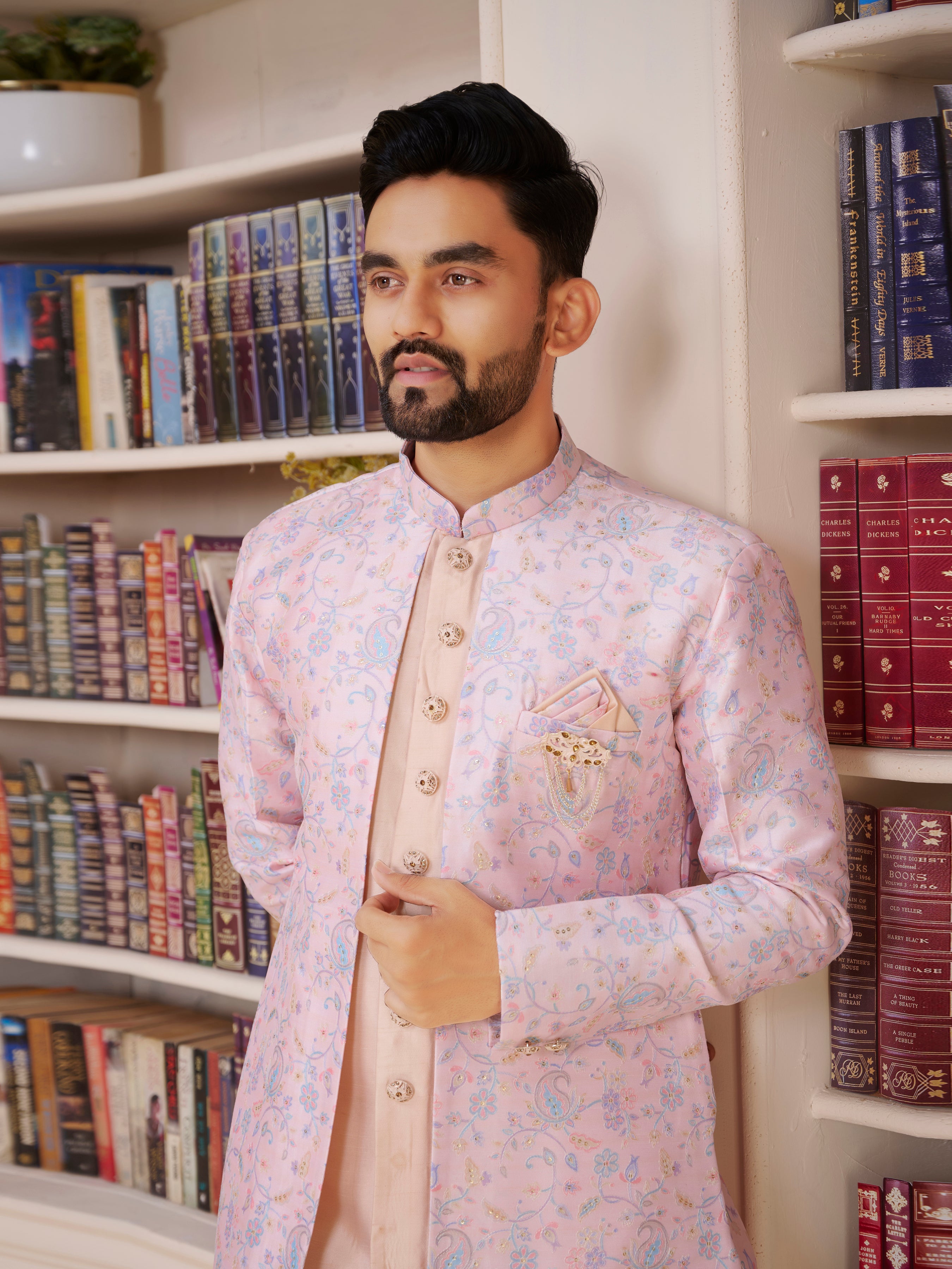 Mens Kurta Set With Jacket