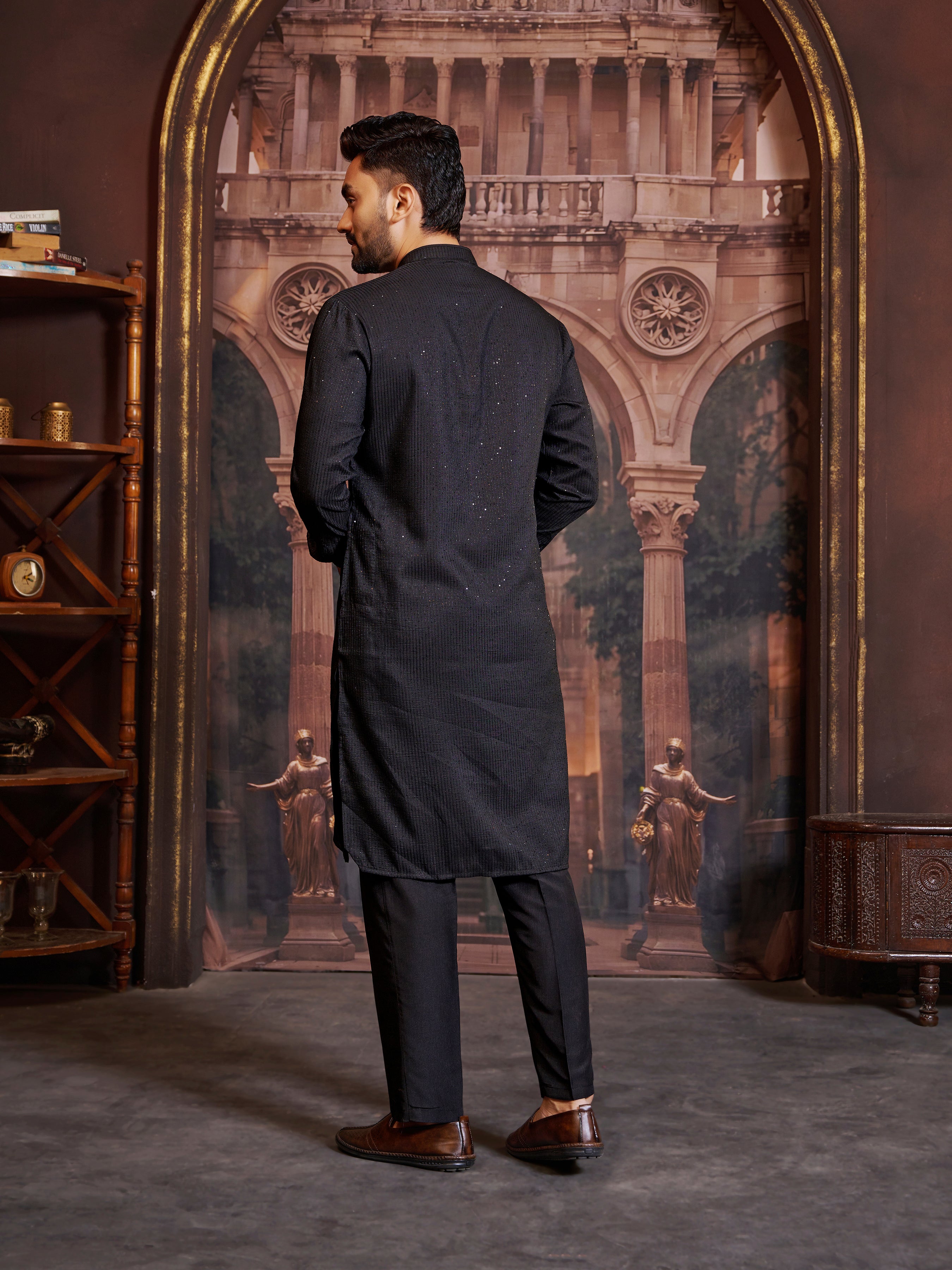 Mens Silk Kurta Set