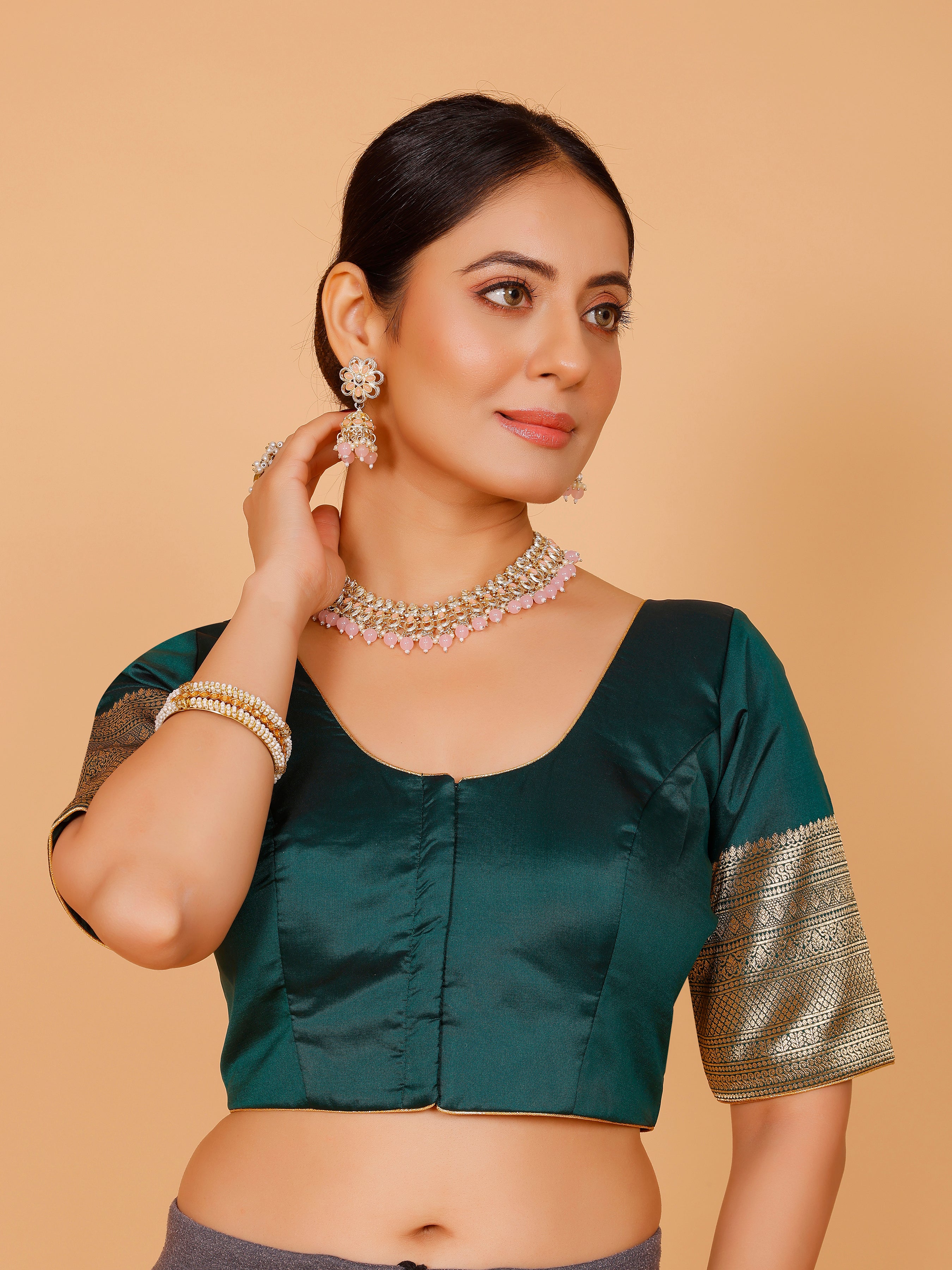 Silk Zari Work Blouse