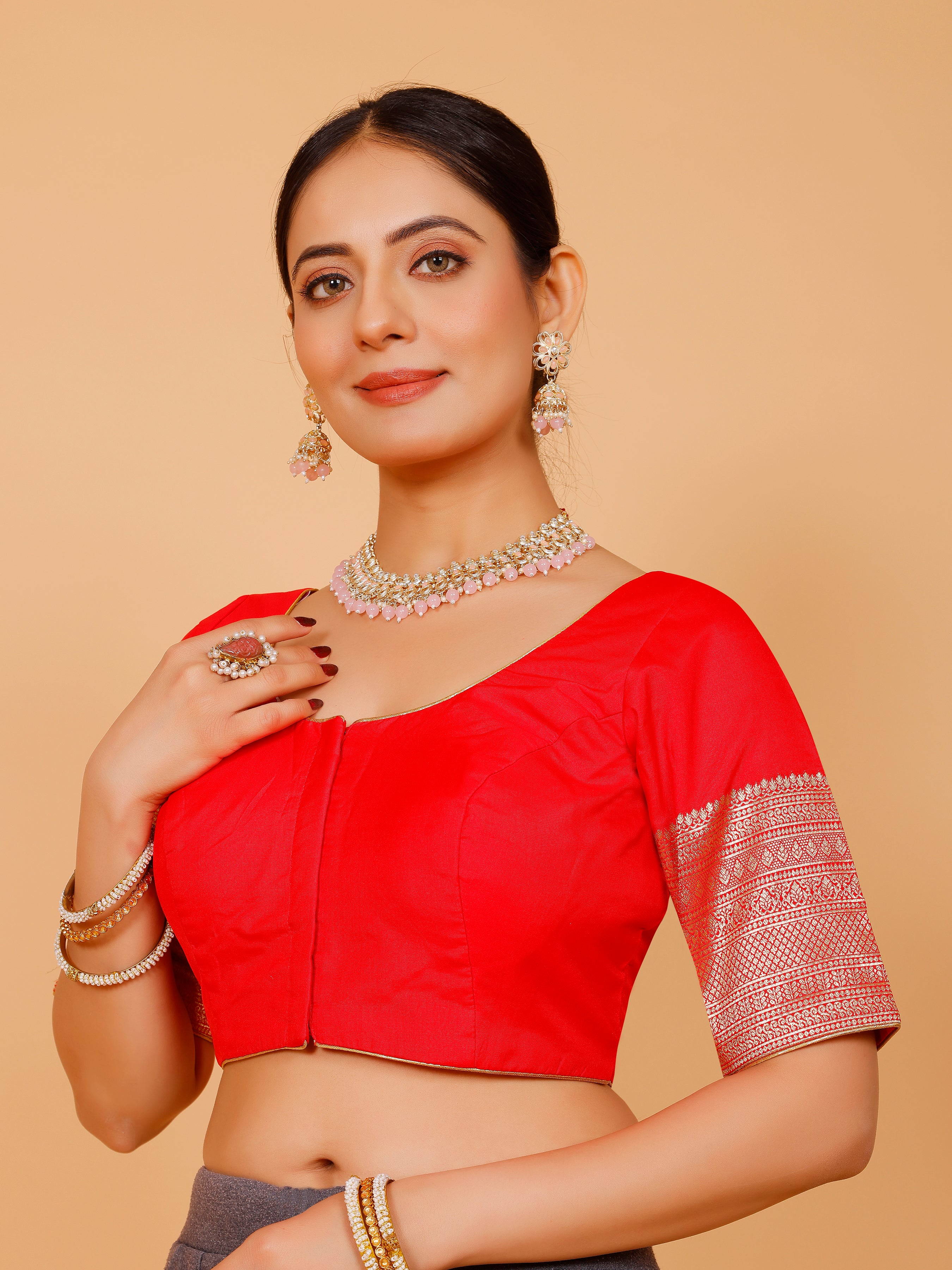 Silk Zari Work Blouse