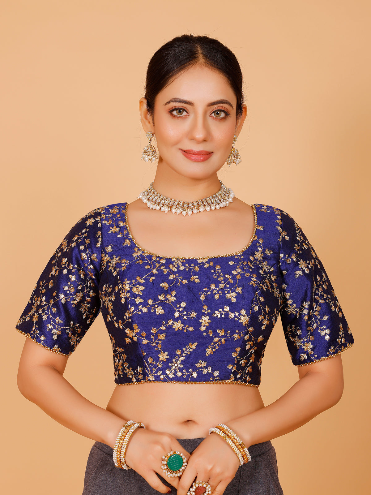 Silk Zari Work Blouse