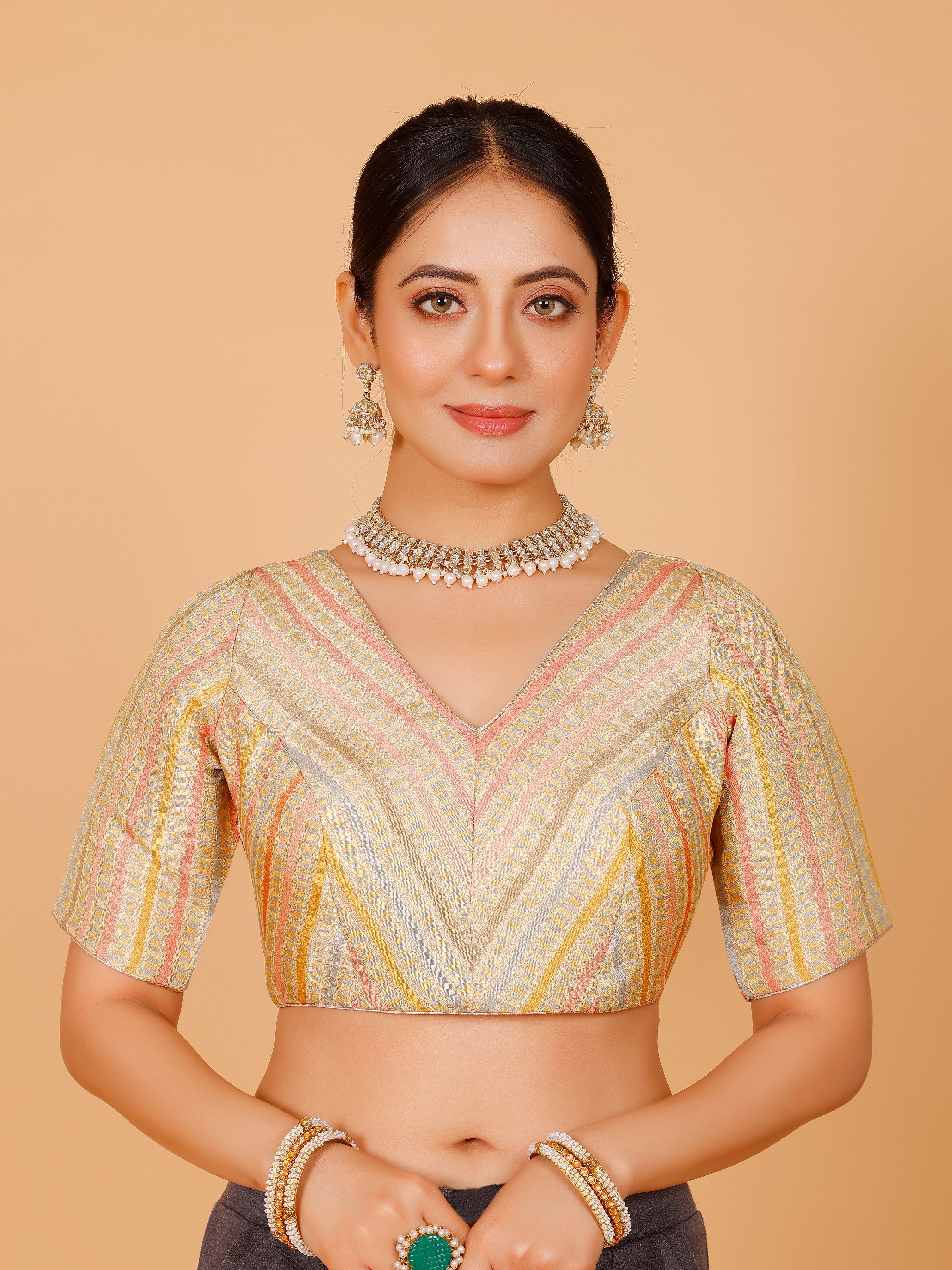 Silk Printed Blouse