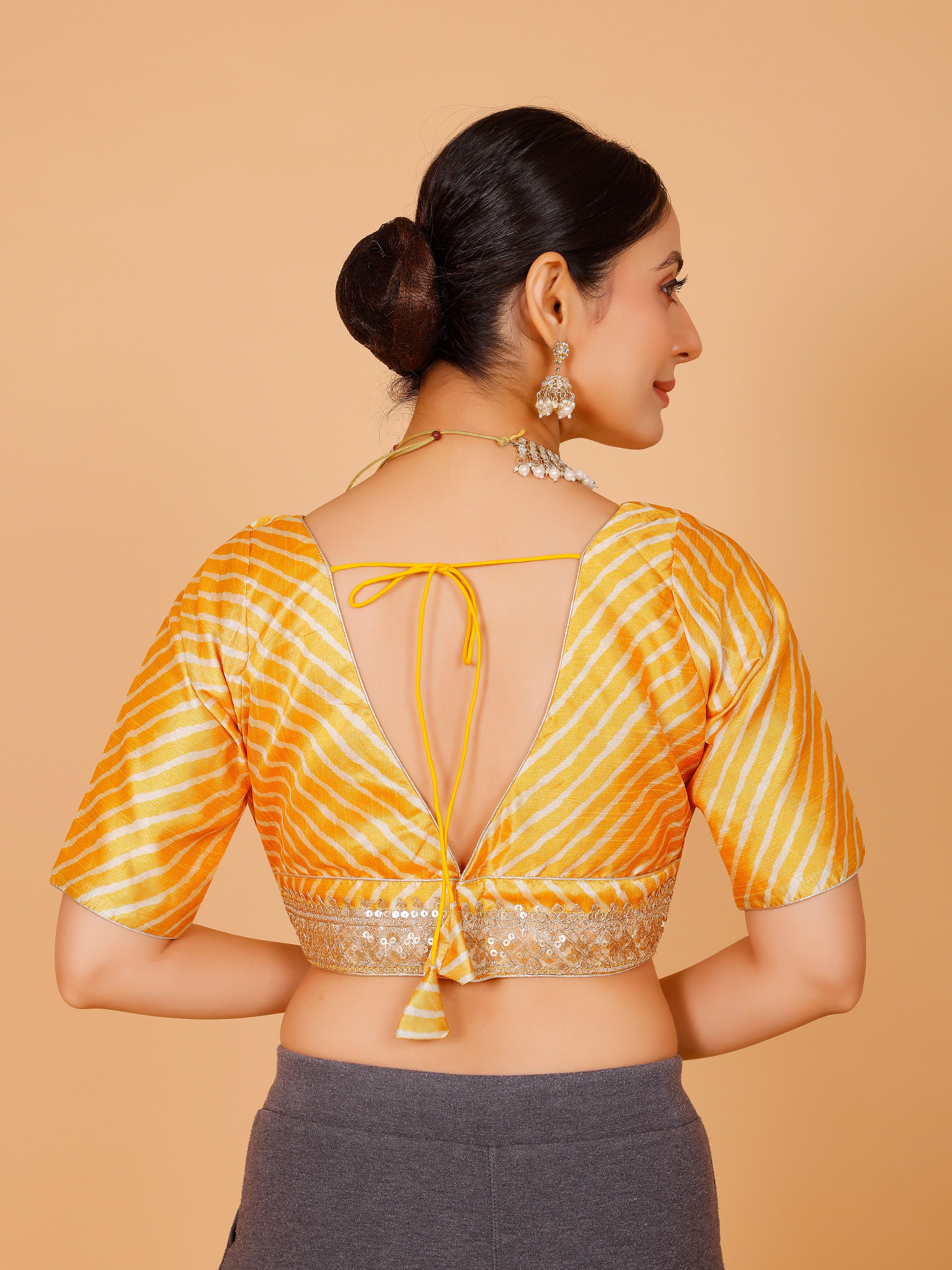 Silk Zari Tiki Work Blouse