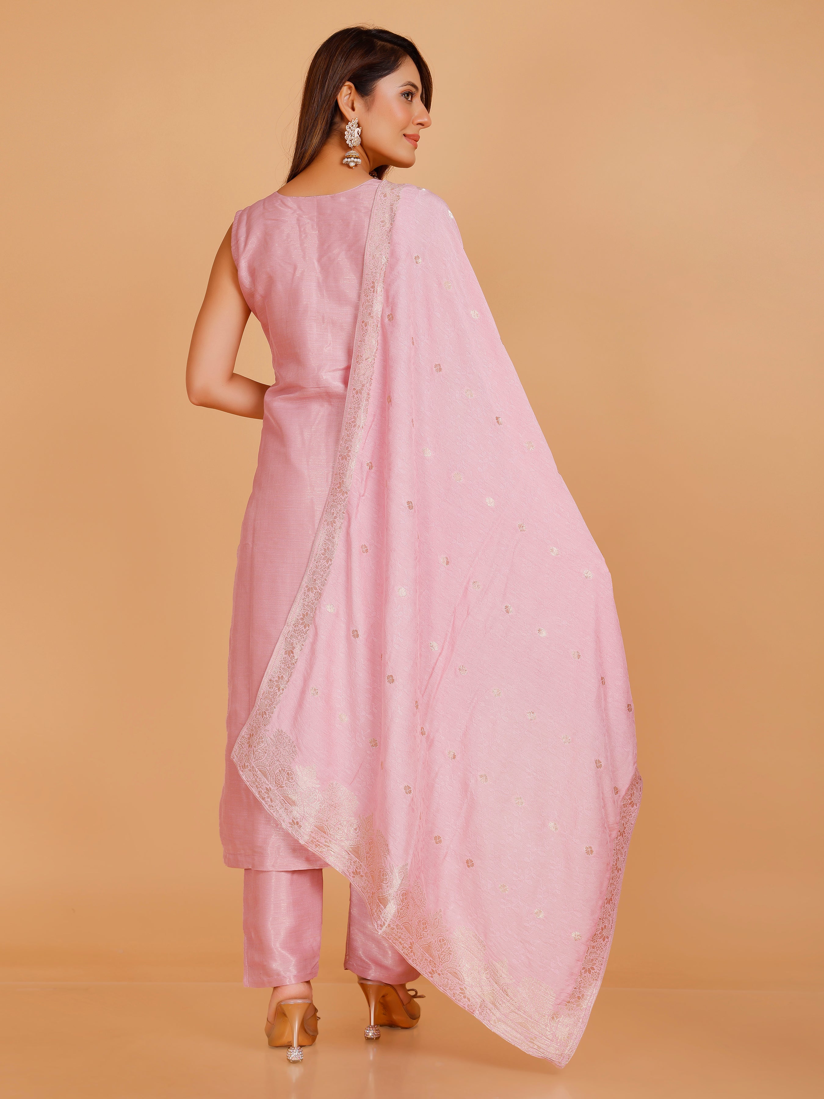 Rashi Silk Straight Kamiz & Pant