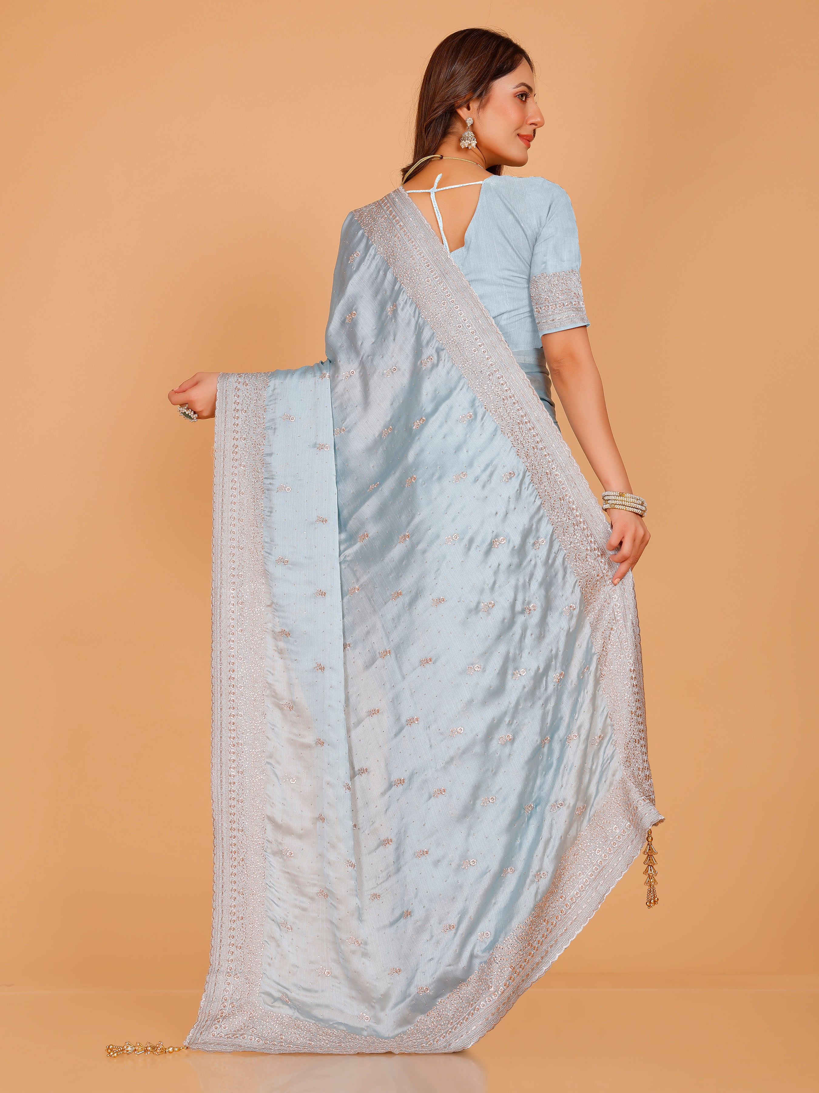 Aadhya Silk Embroidered Saree