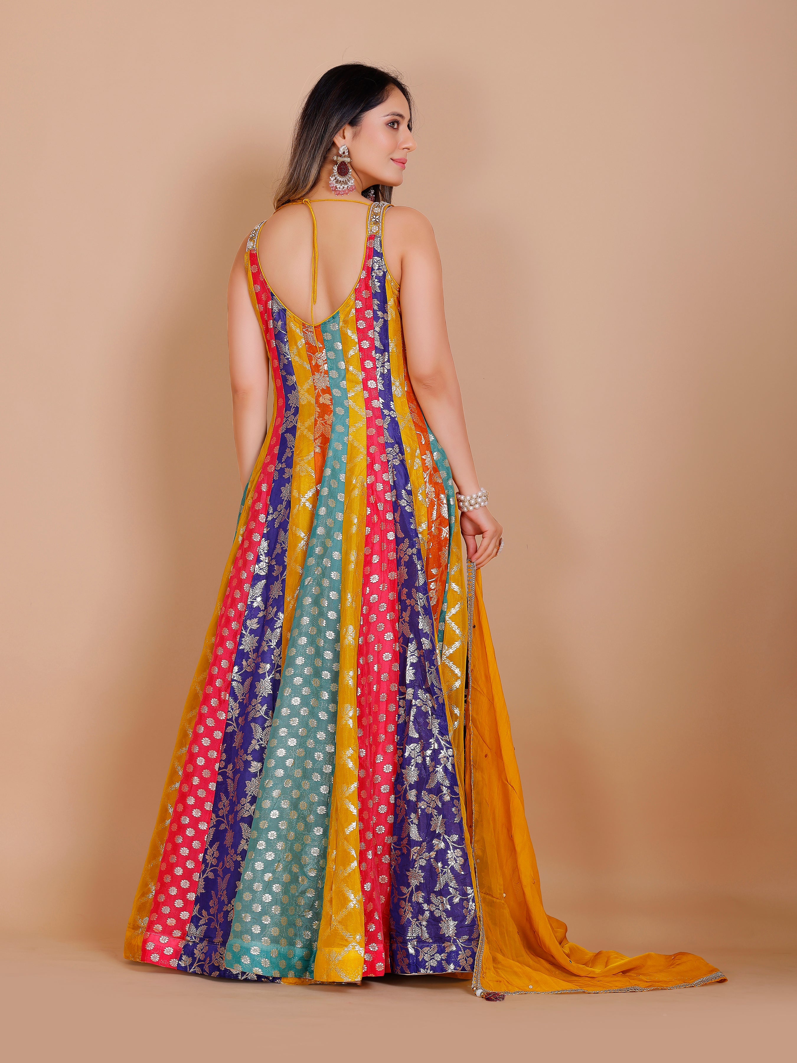 Tania Gown With Dupatta
