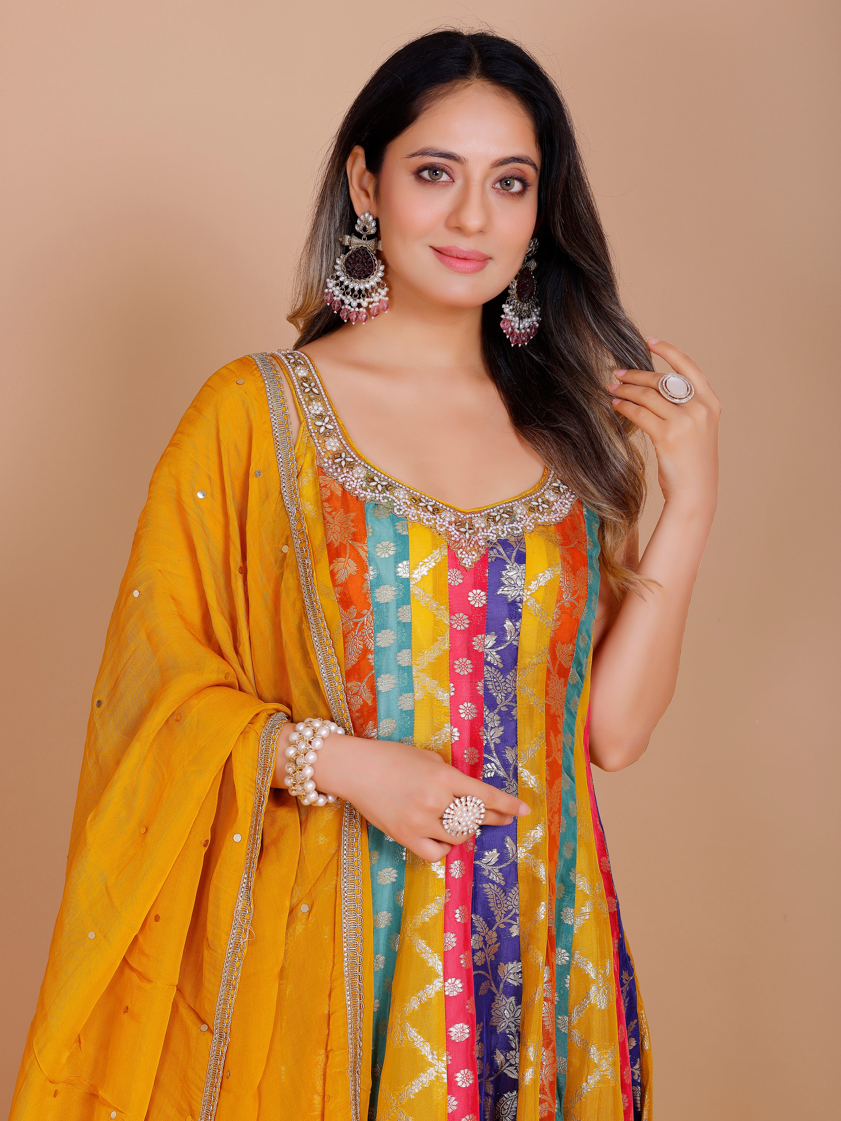 Tania Gown With Dupatta