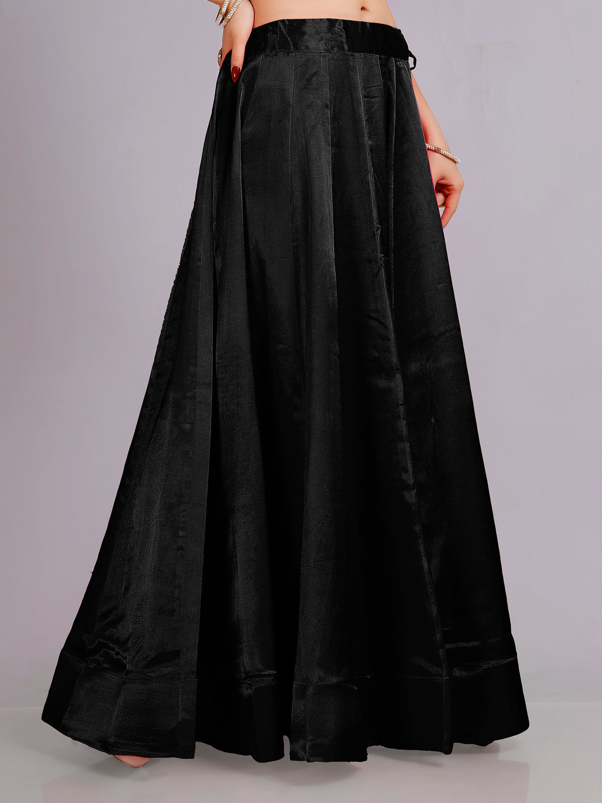 Ladies Silk Plain Skirt 36,40,44