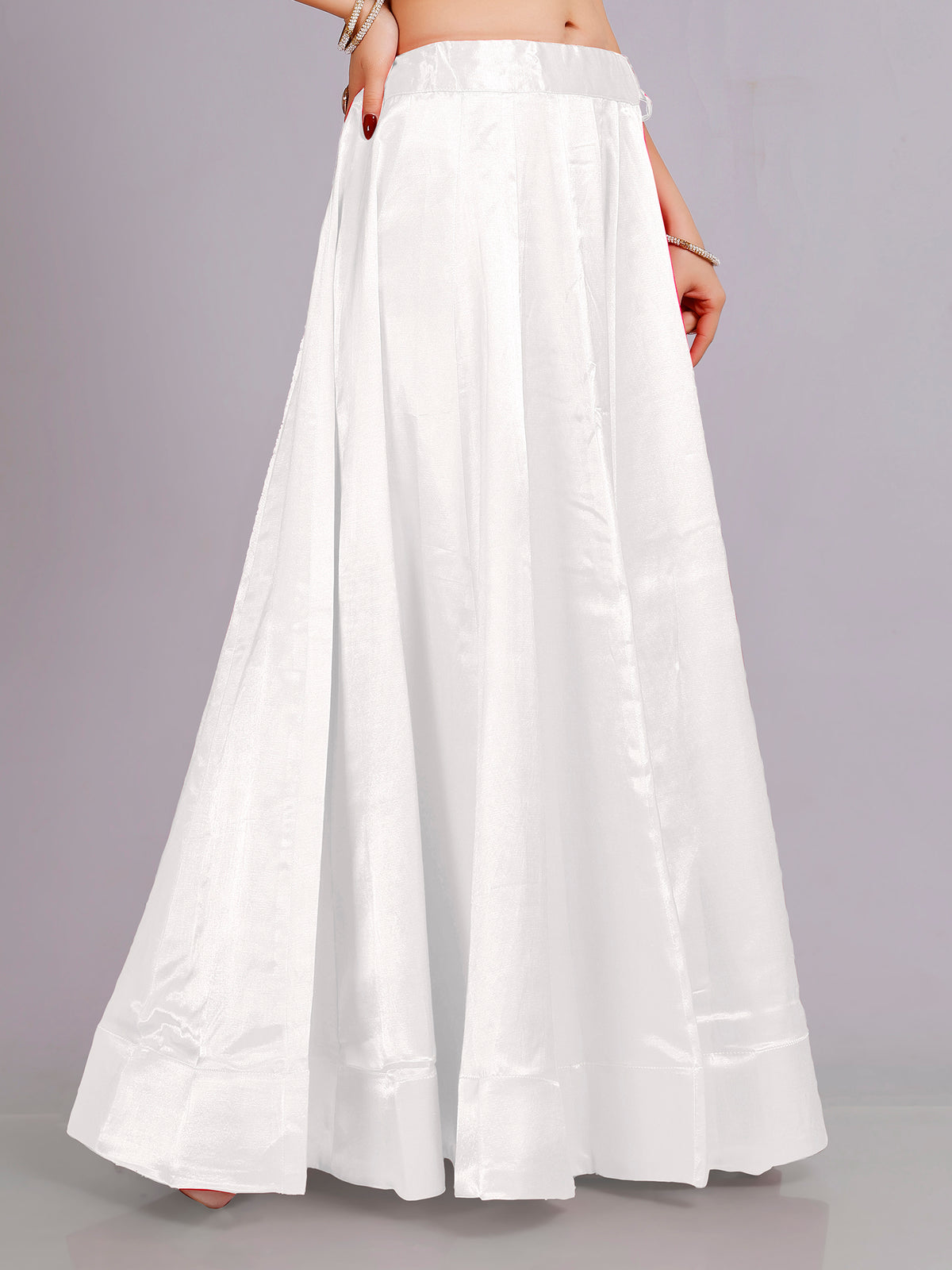 Ladies Silk Plain Skirt 36,40,44