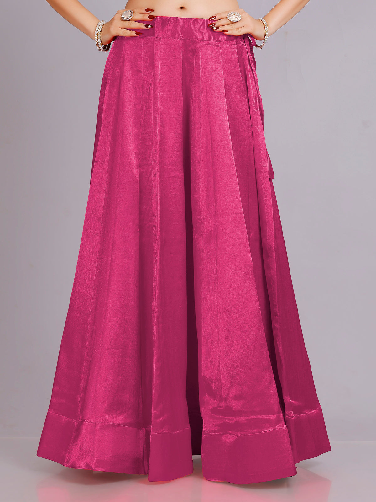 Ladies Silk Plain Skirt 36,40,44