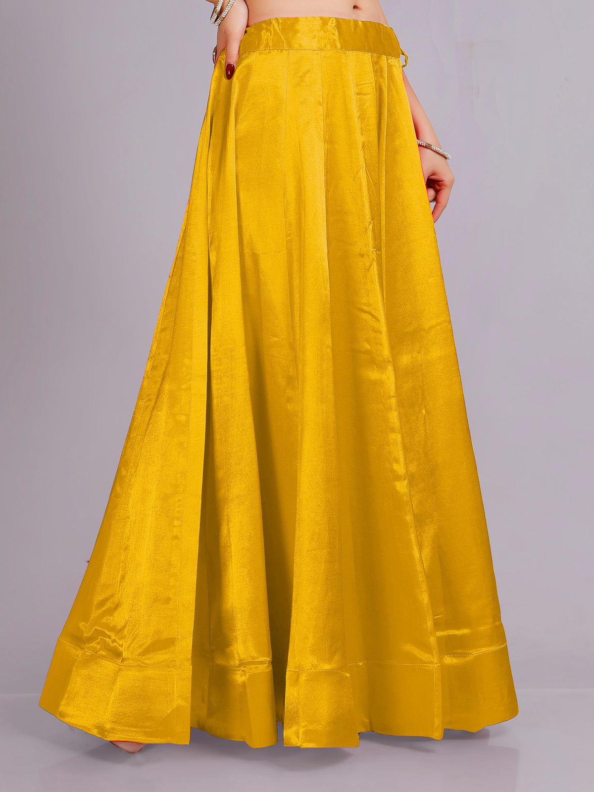 Ladies Silk Plain Skirt 36,40,44