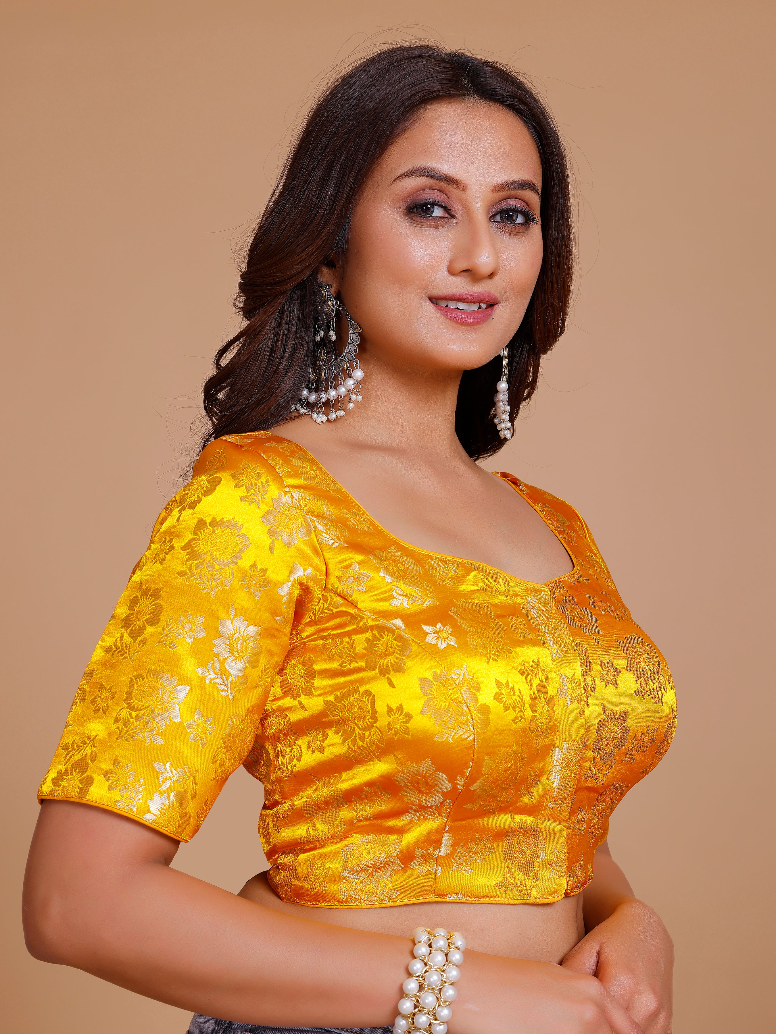 Brocade Silk Blouse