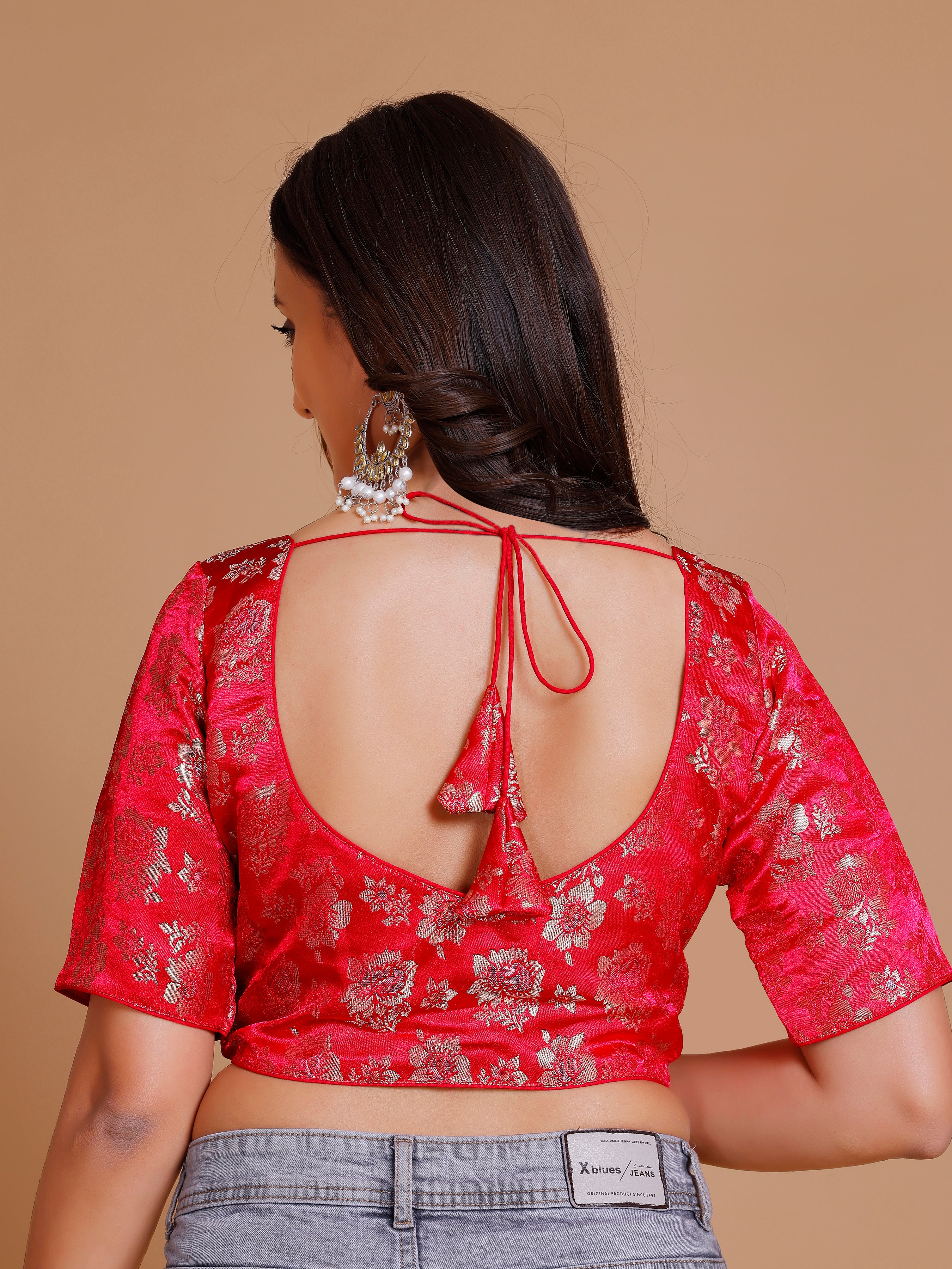 Brocade Silk Blouse
