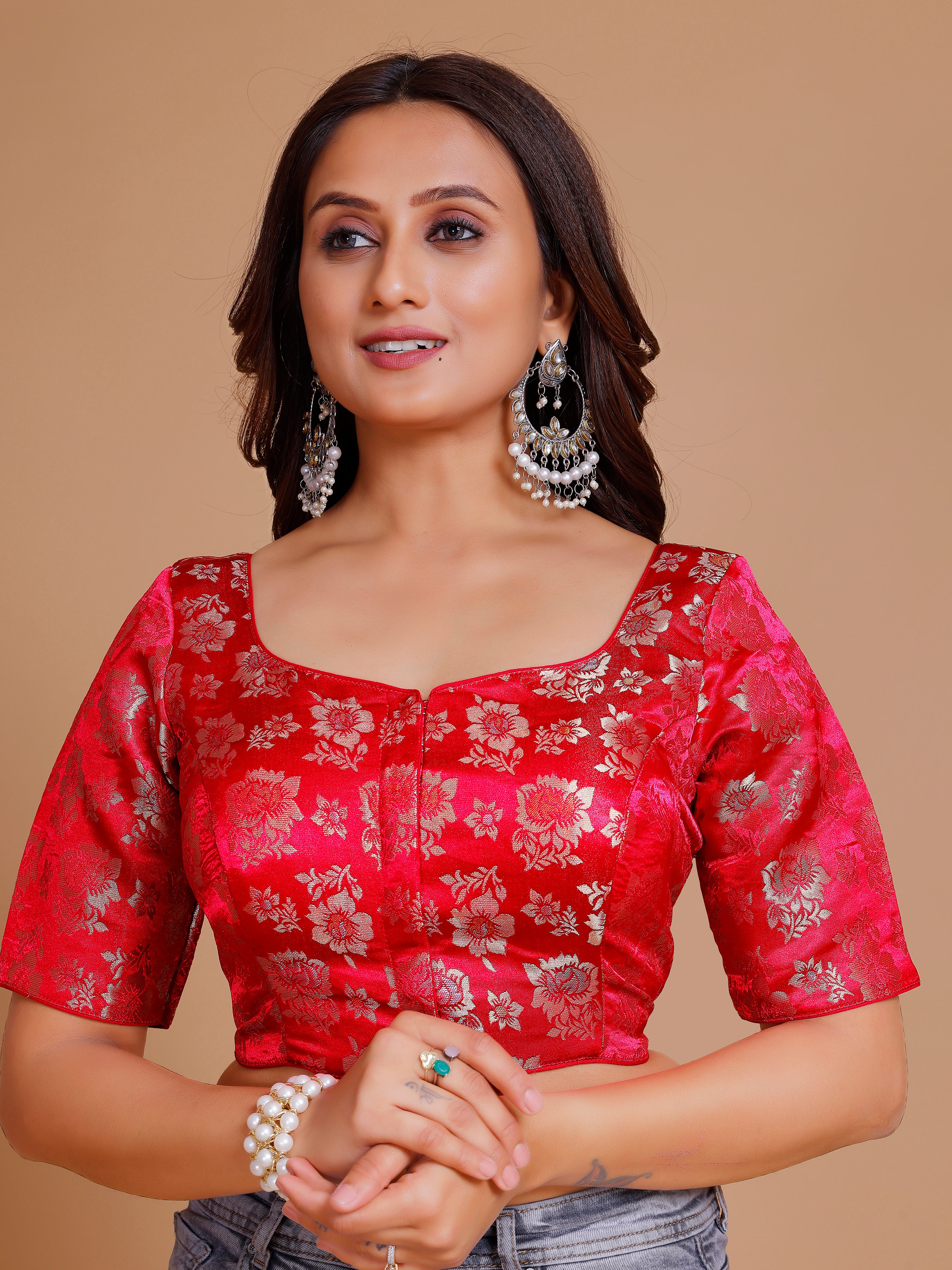Brocade Silk Blouse