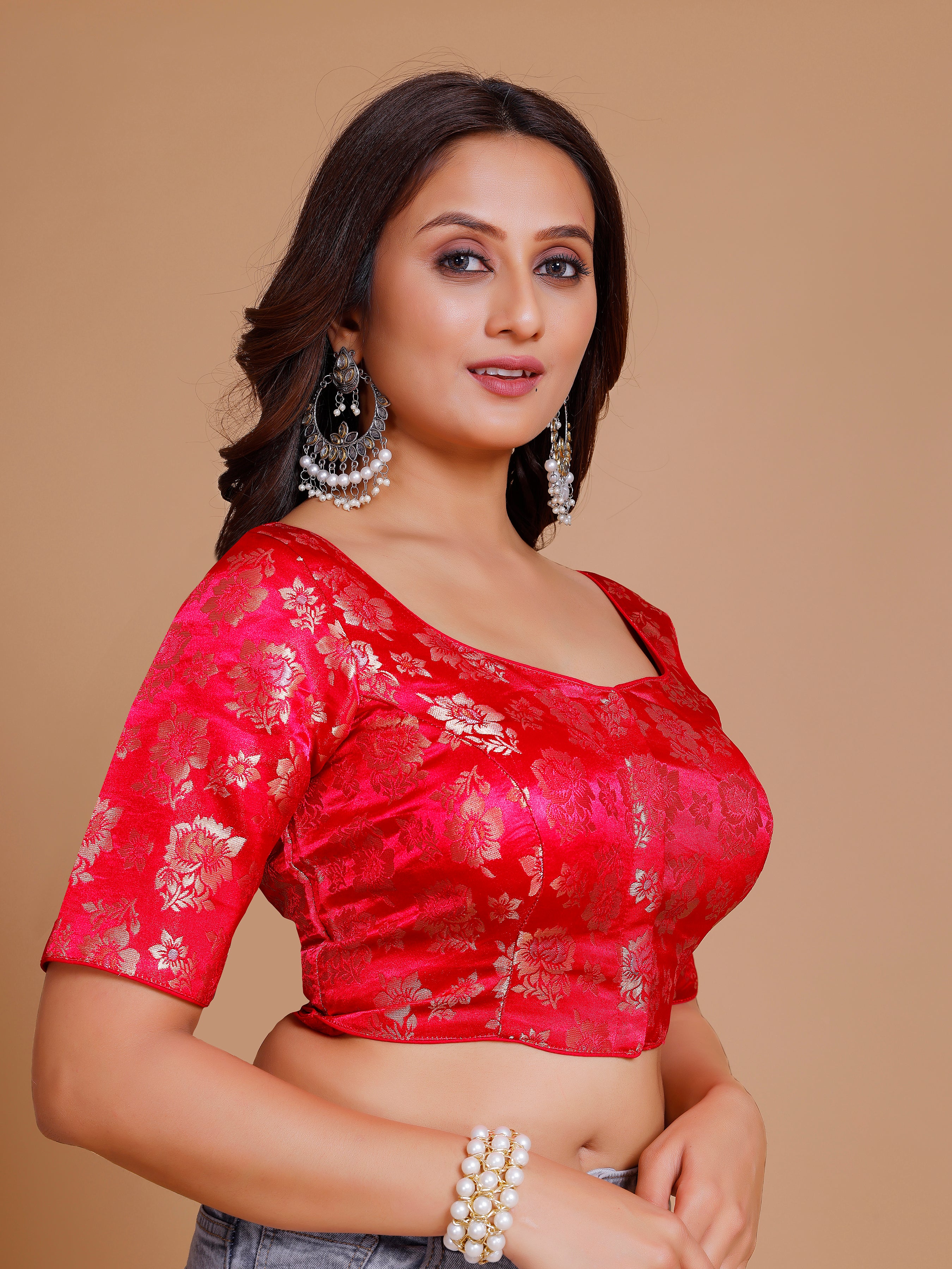 Brocade Silk Blouse