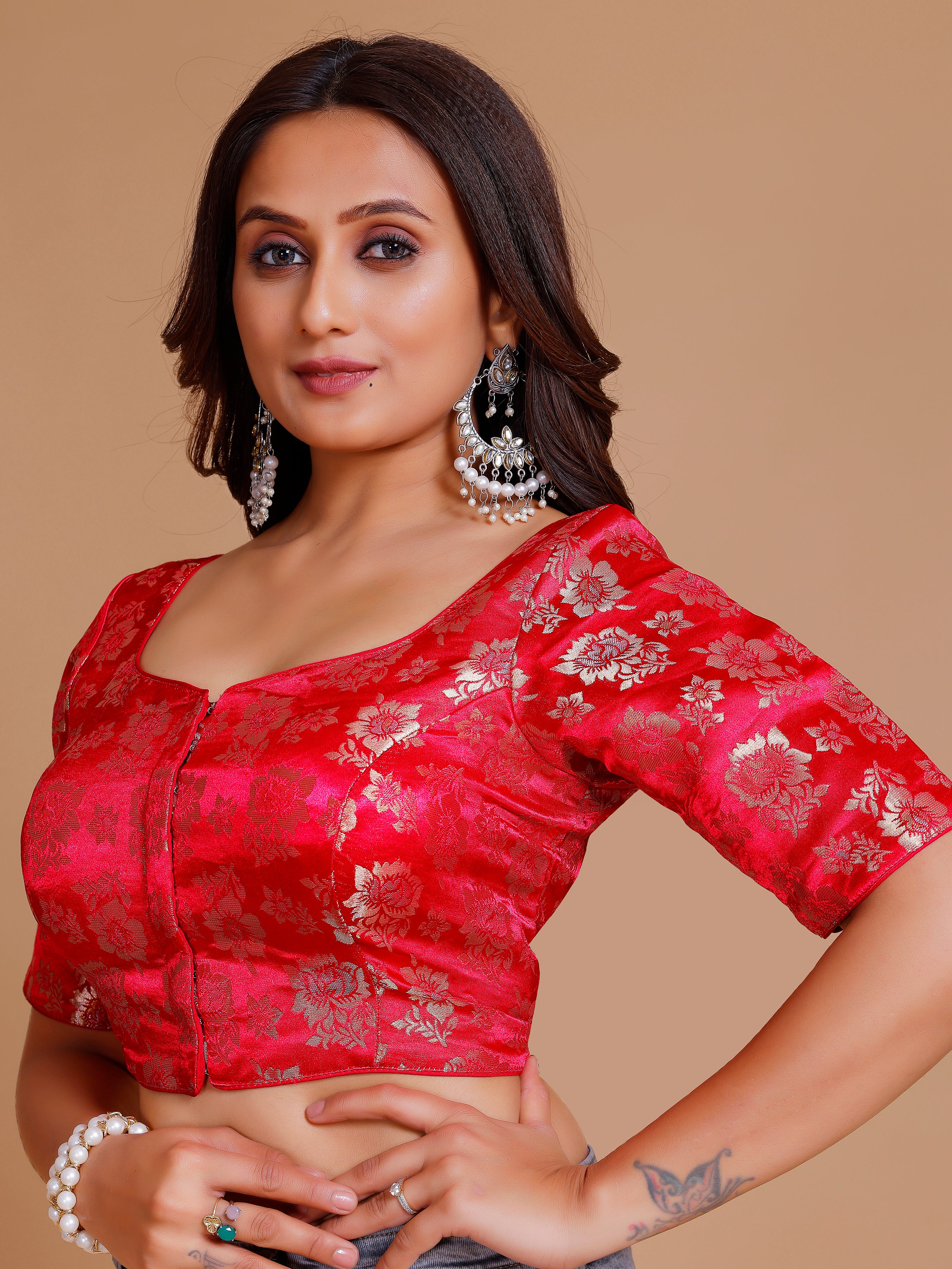 Brocade Silk Blouse