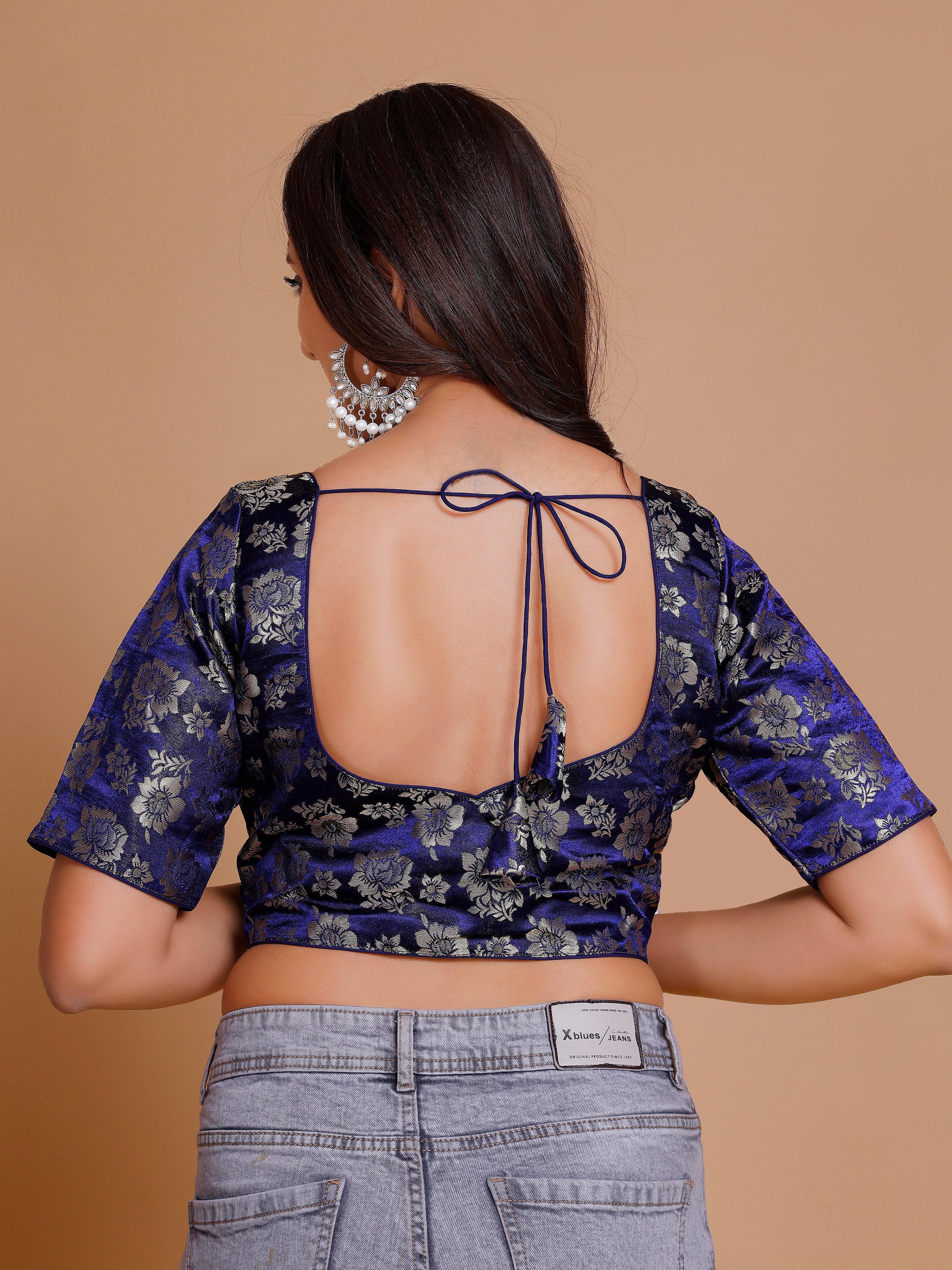 Brocade Silk Blouse