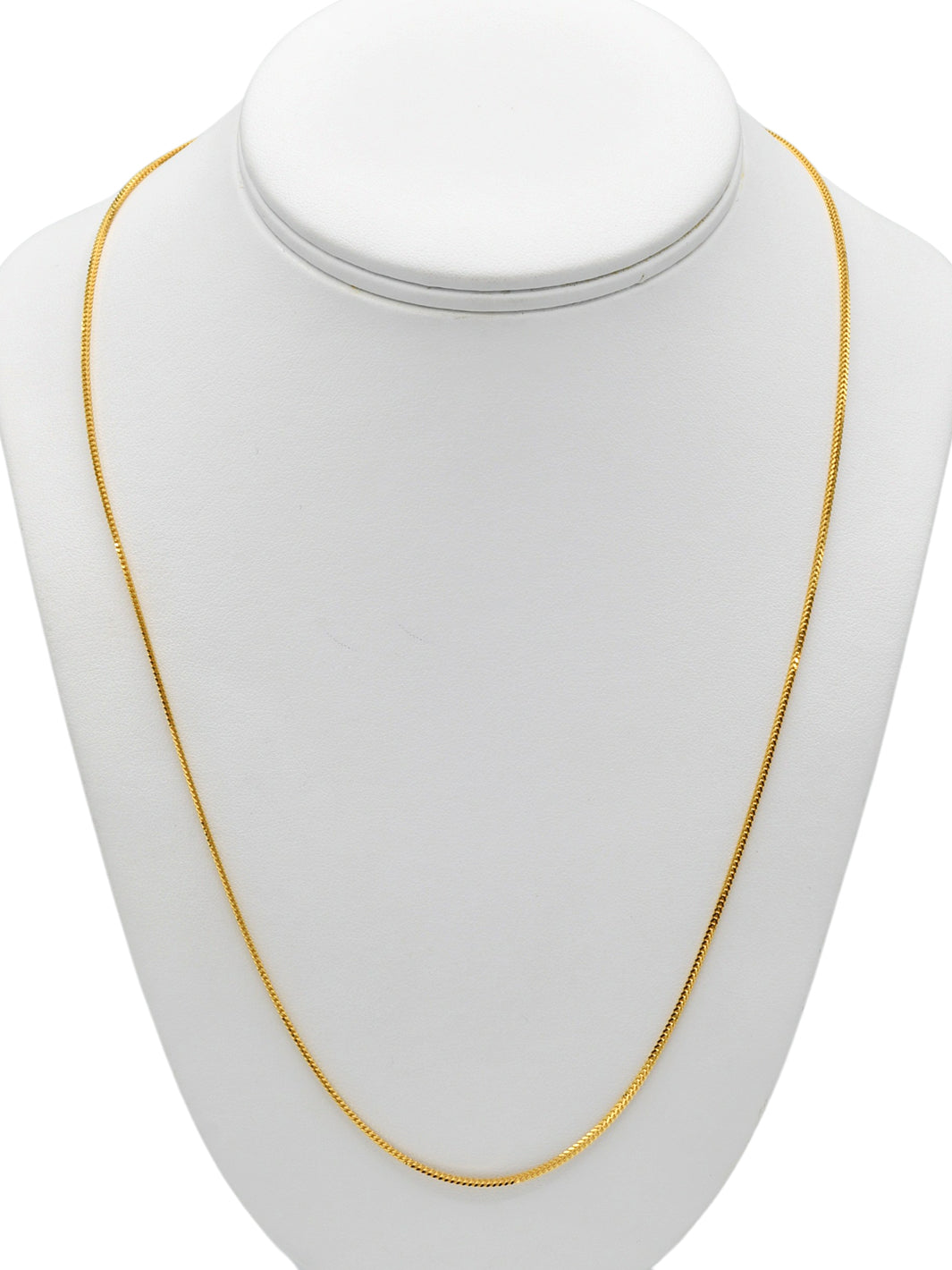 22ct Gold Fox Tail Chain - 55 cm