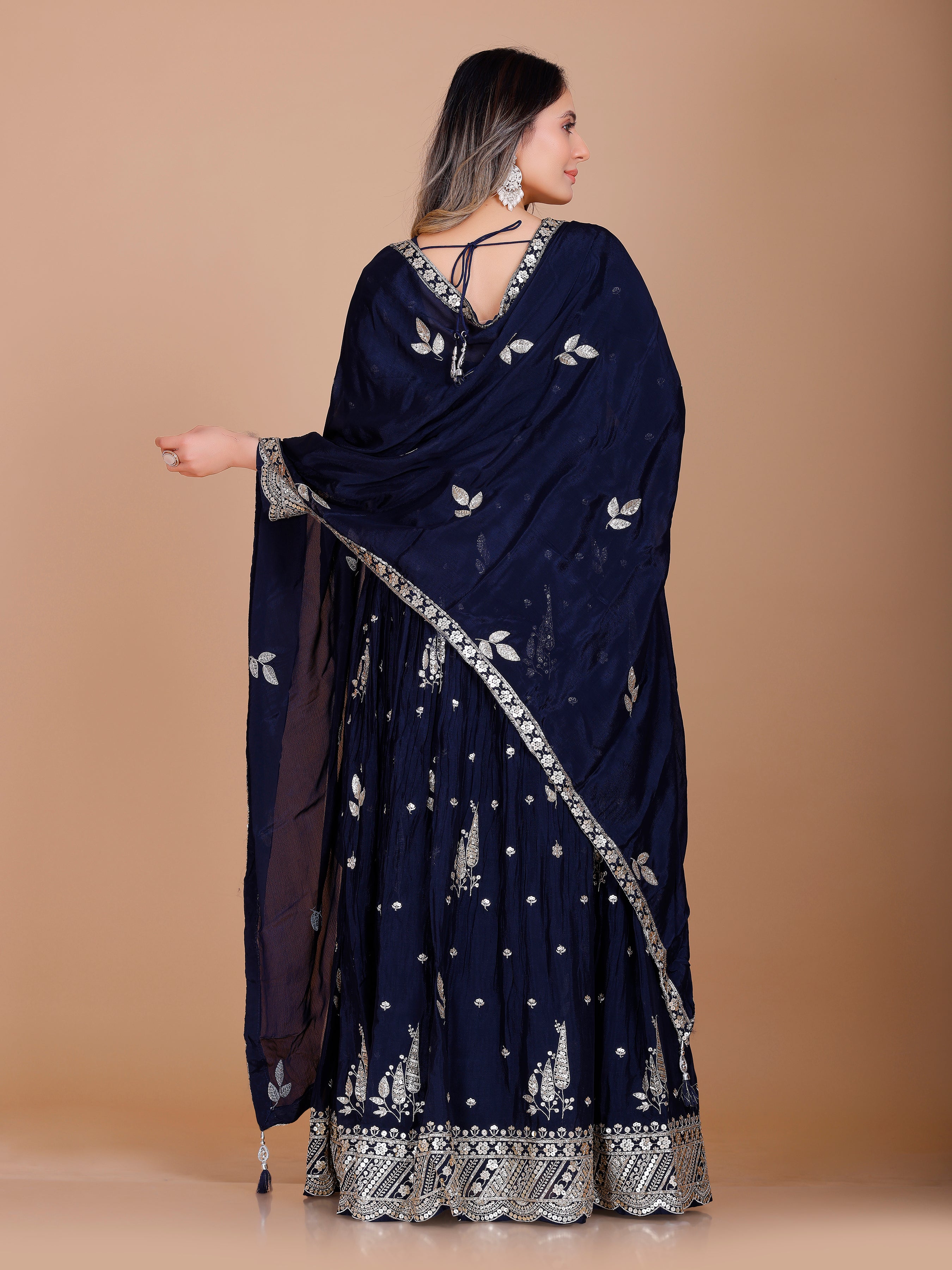 Zarina Gown With Dupatta