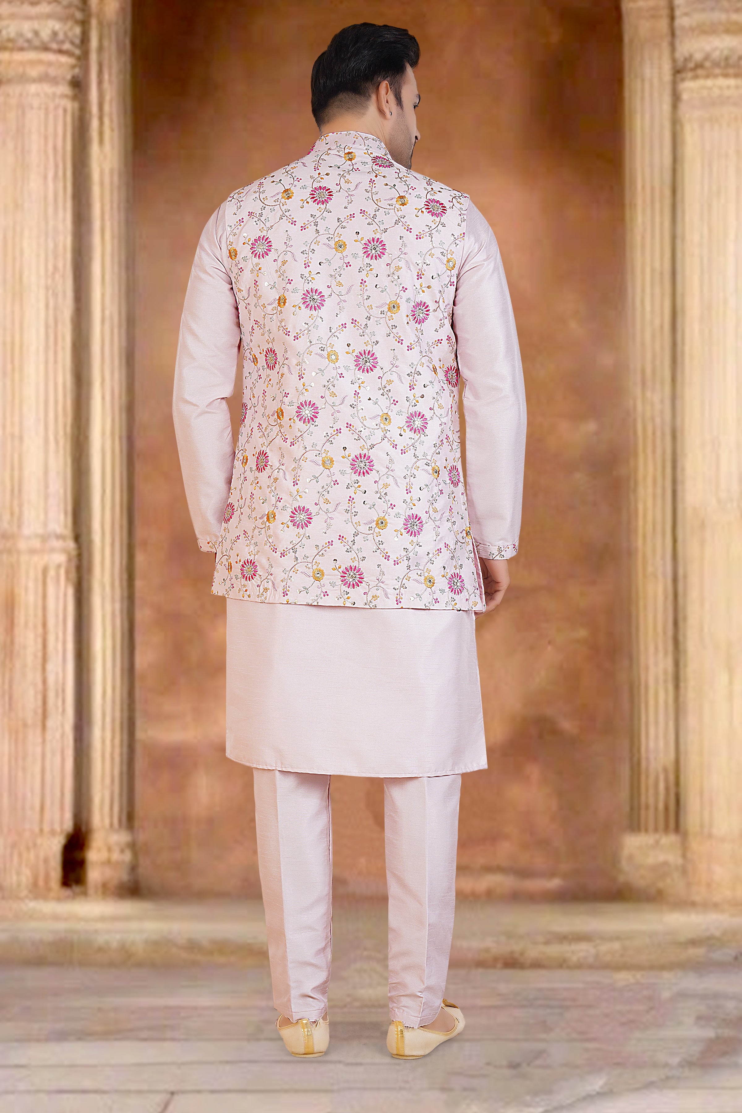 Mens Kurta Set With Jacket