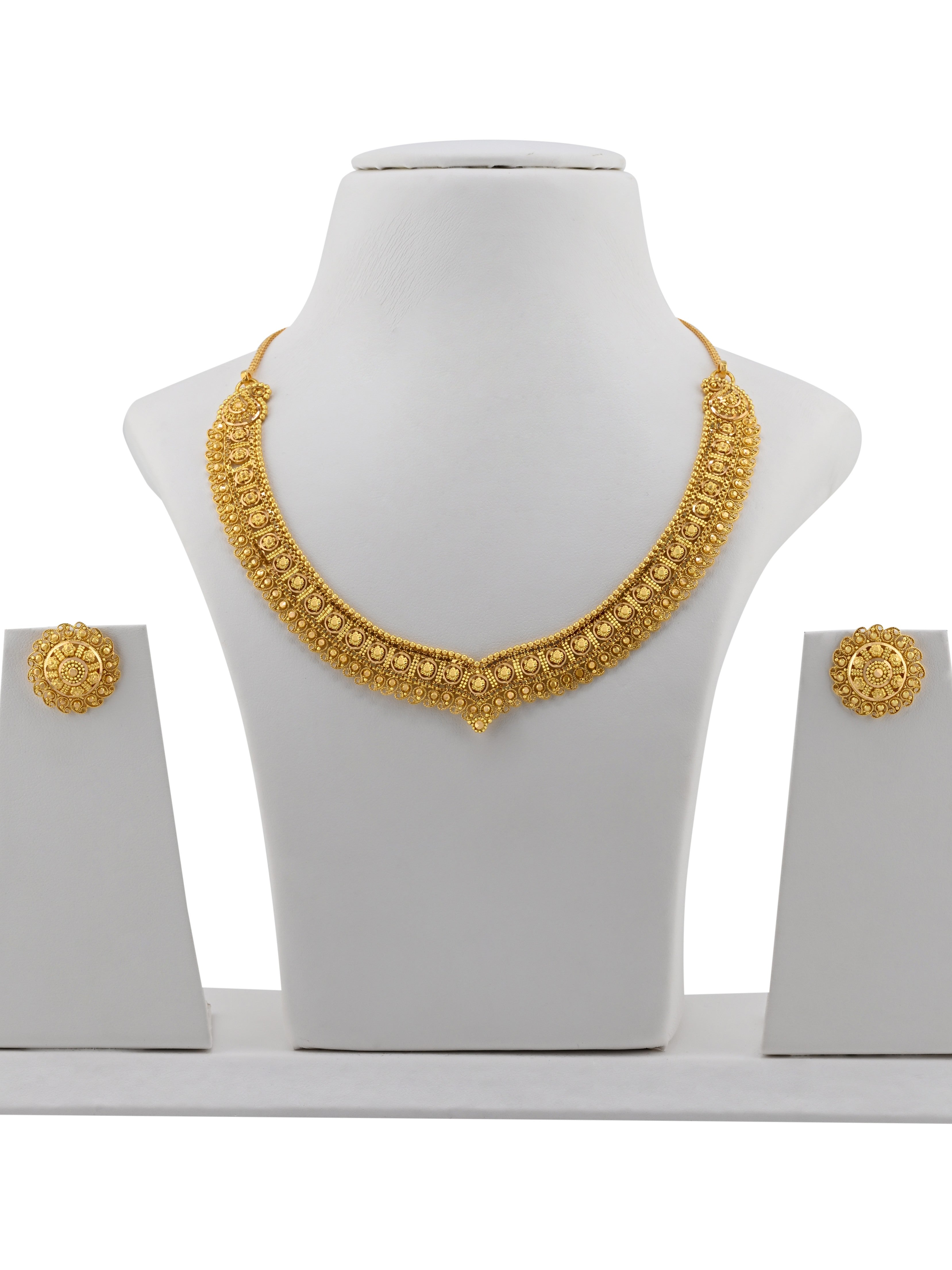 22ct Gold Choker Necklace Set