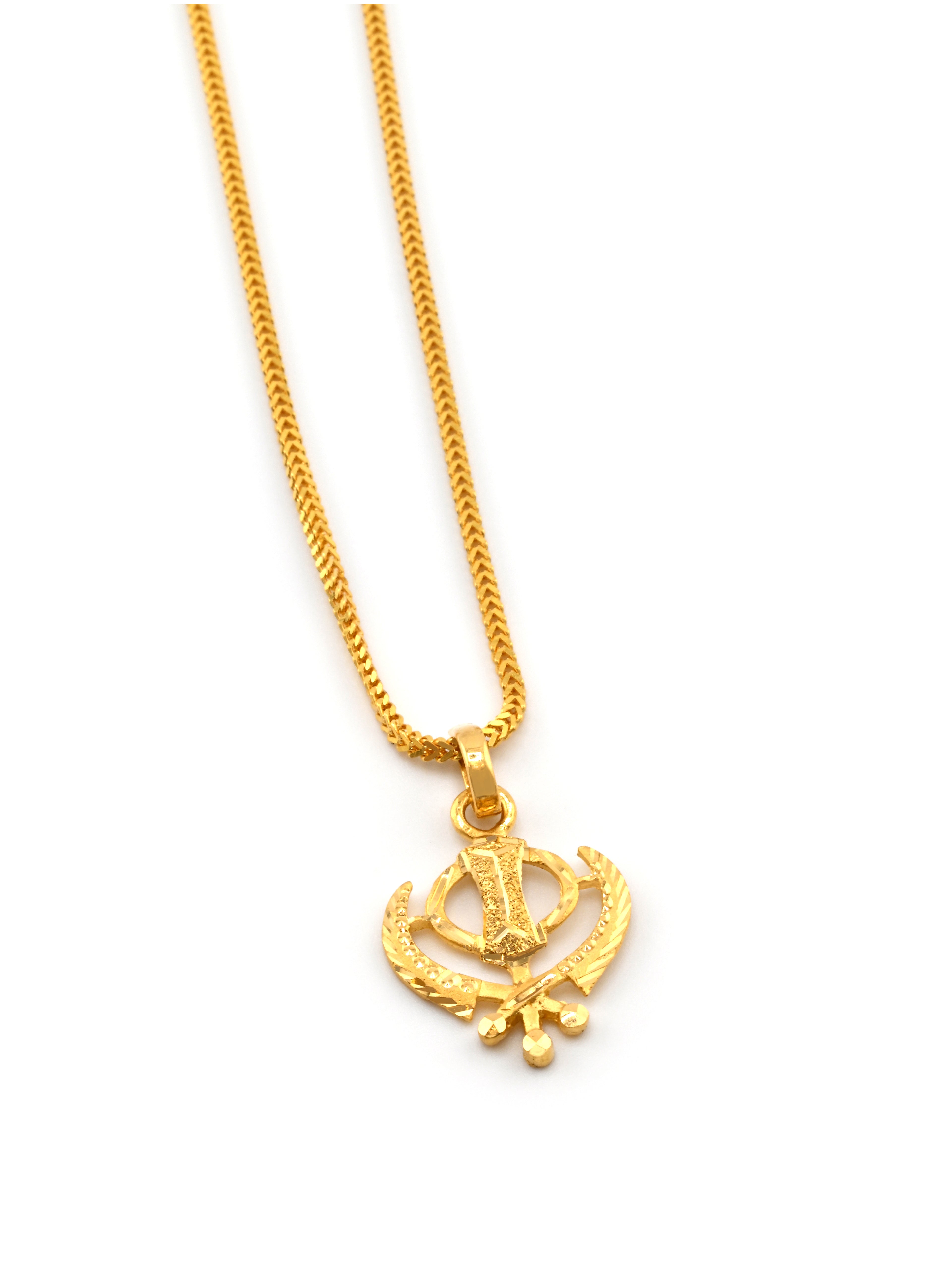 22ct Gold Khanda Pendant