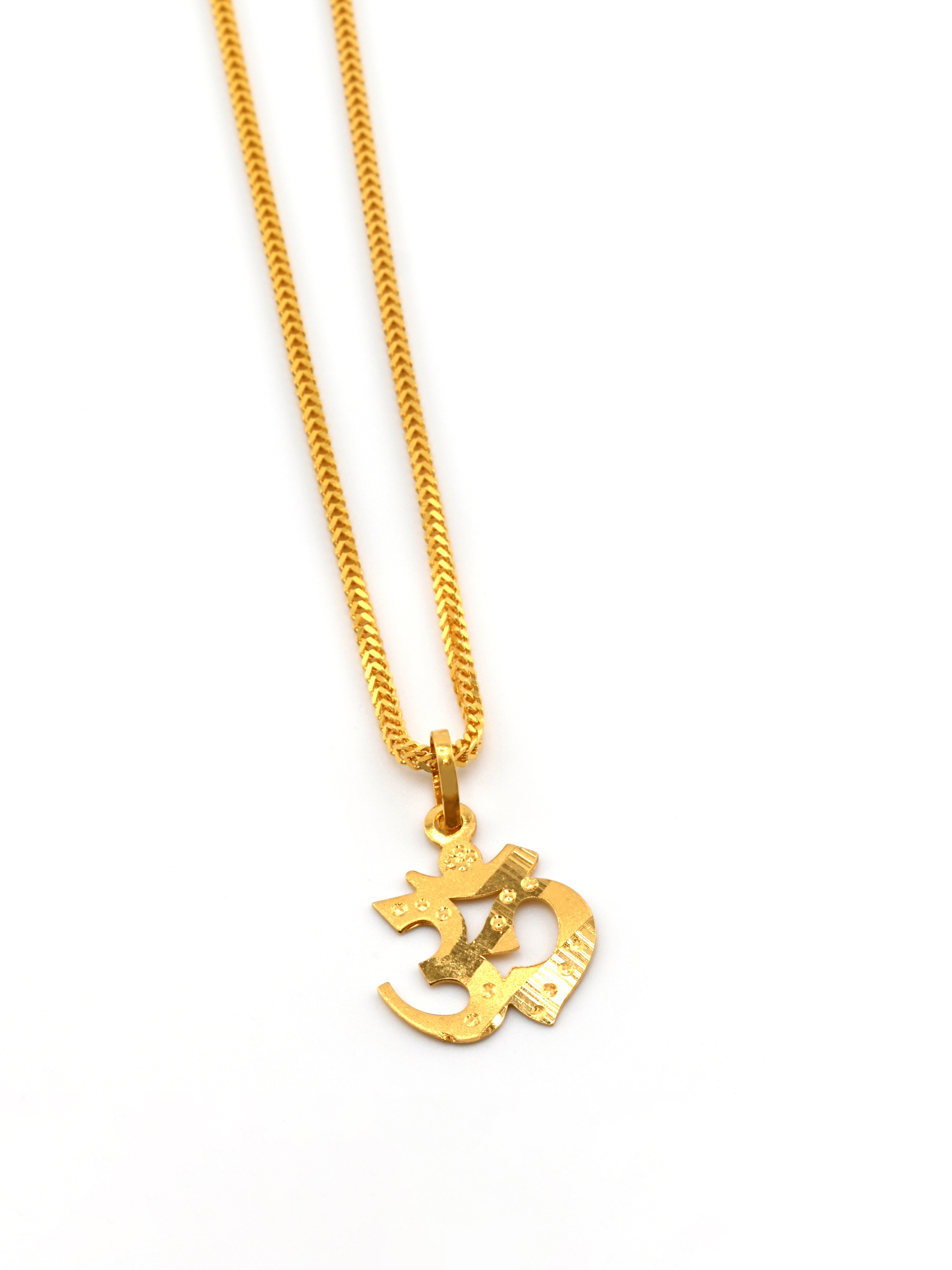 22ct Gold Om Pendant