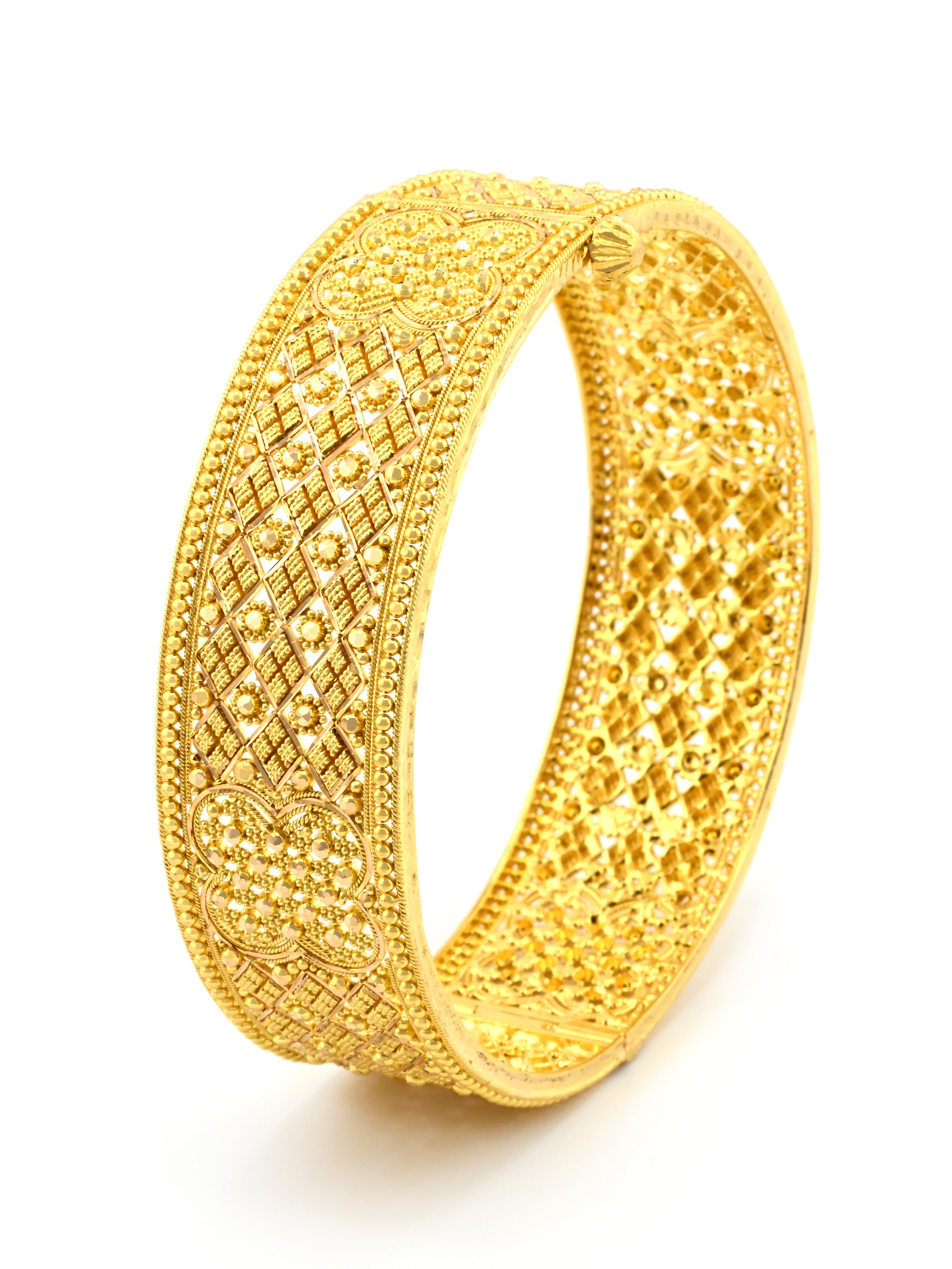 Premium 22 ct Gold Screw Patta Pair Bangles
