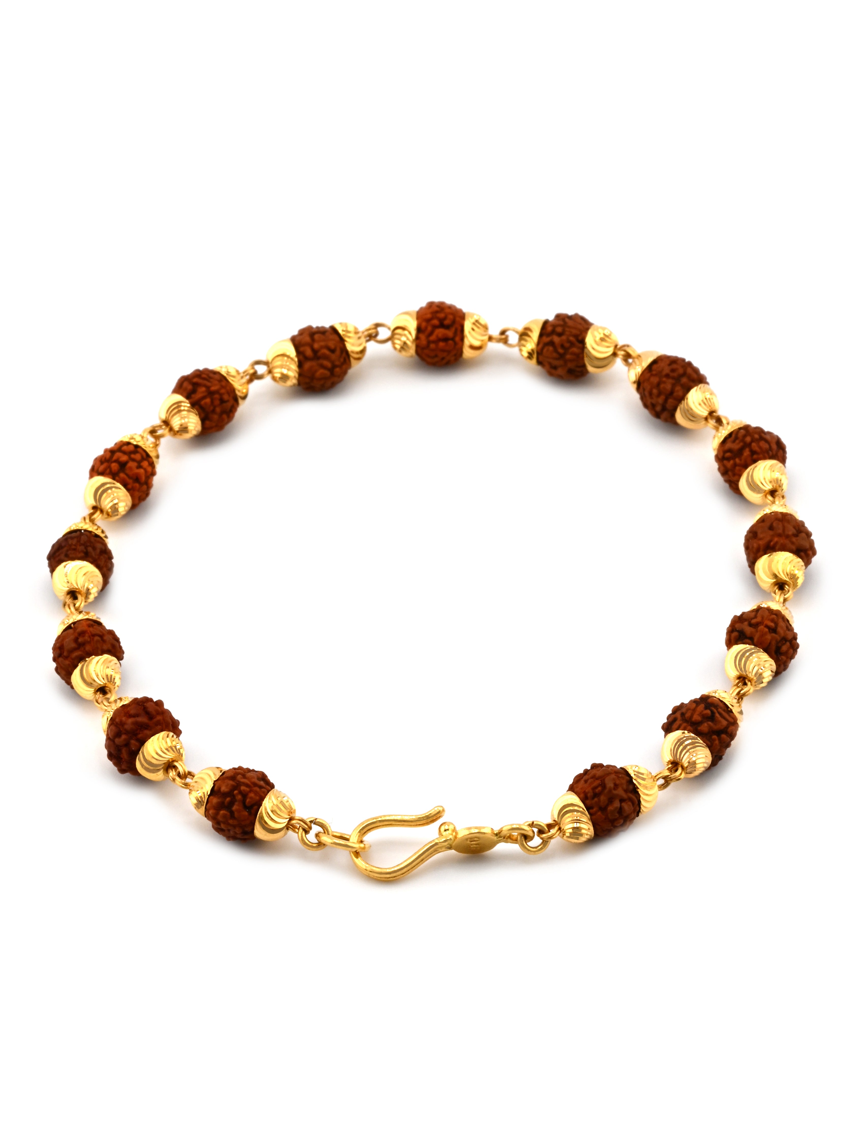22ct Gold Rudraksh Bracelet
