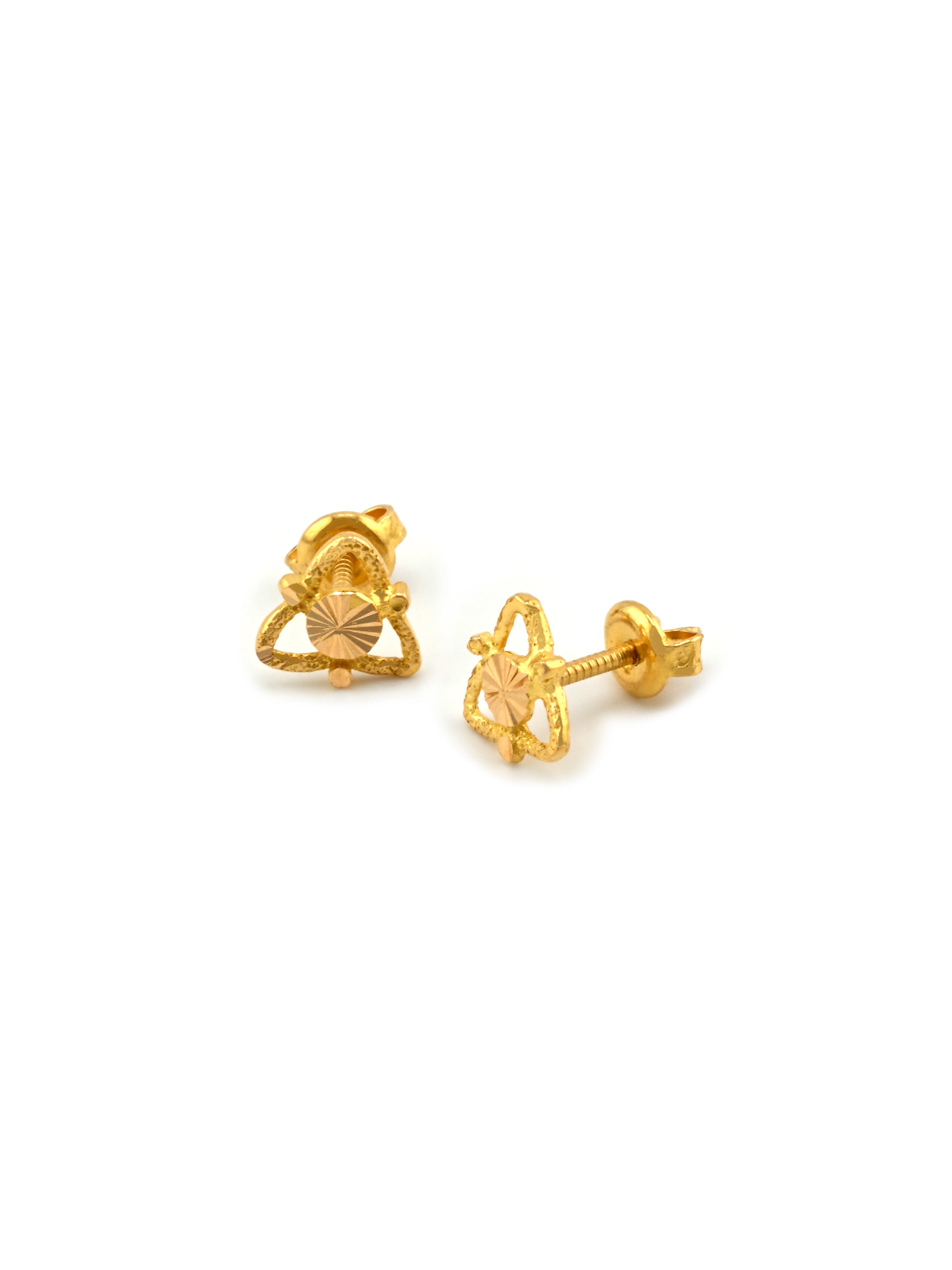 22ct Gold Stud Earrings