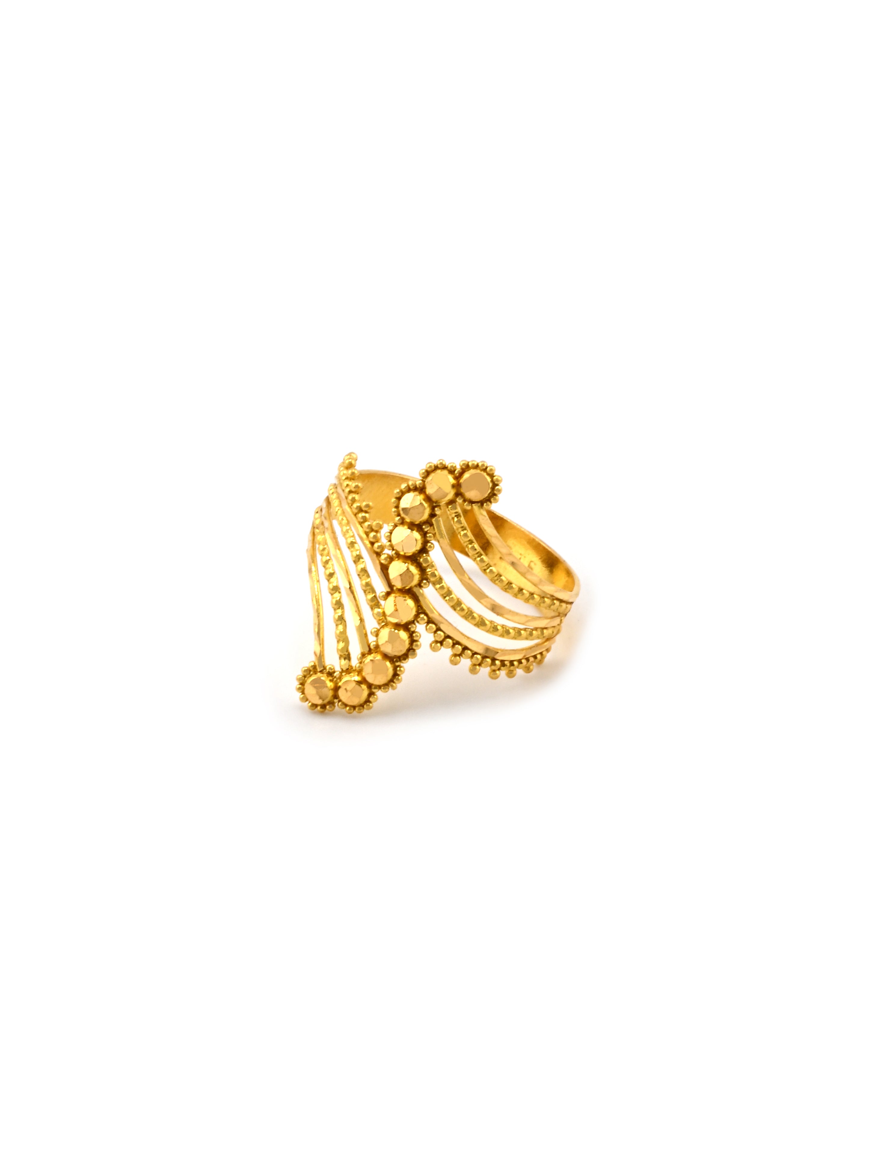 22ct Gold Filigree Ladies Ring