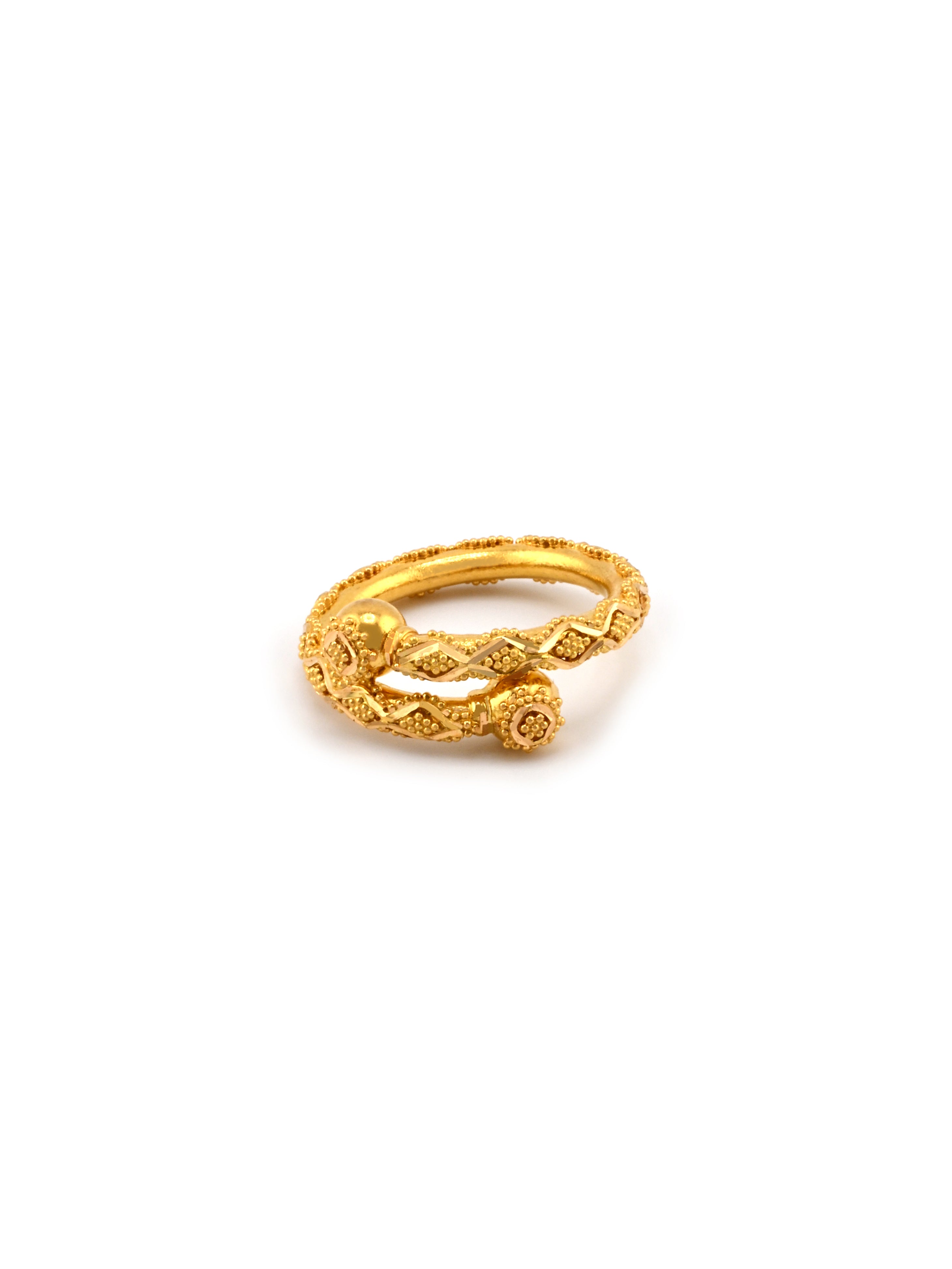 22ct Gold Filigree Ladies Ring