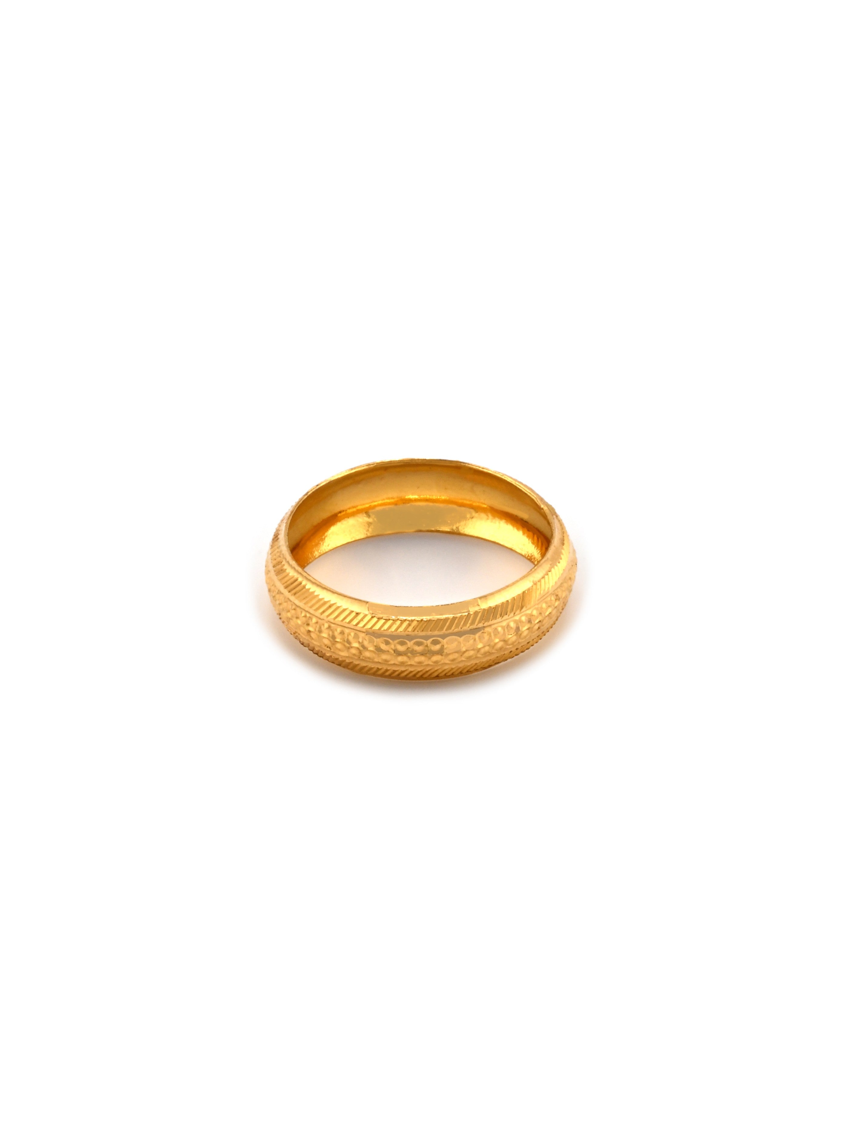 22ct Gold Hollow Band Ring
