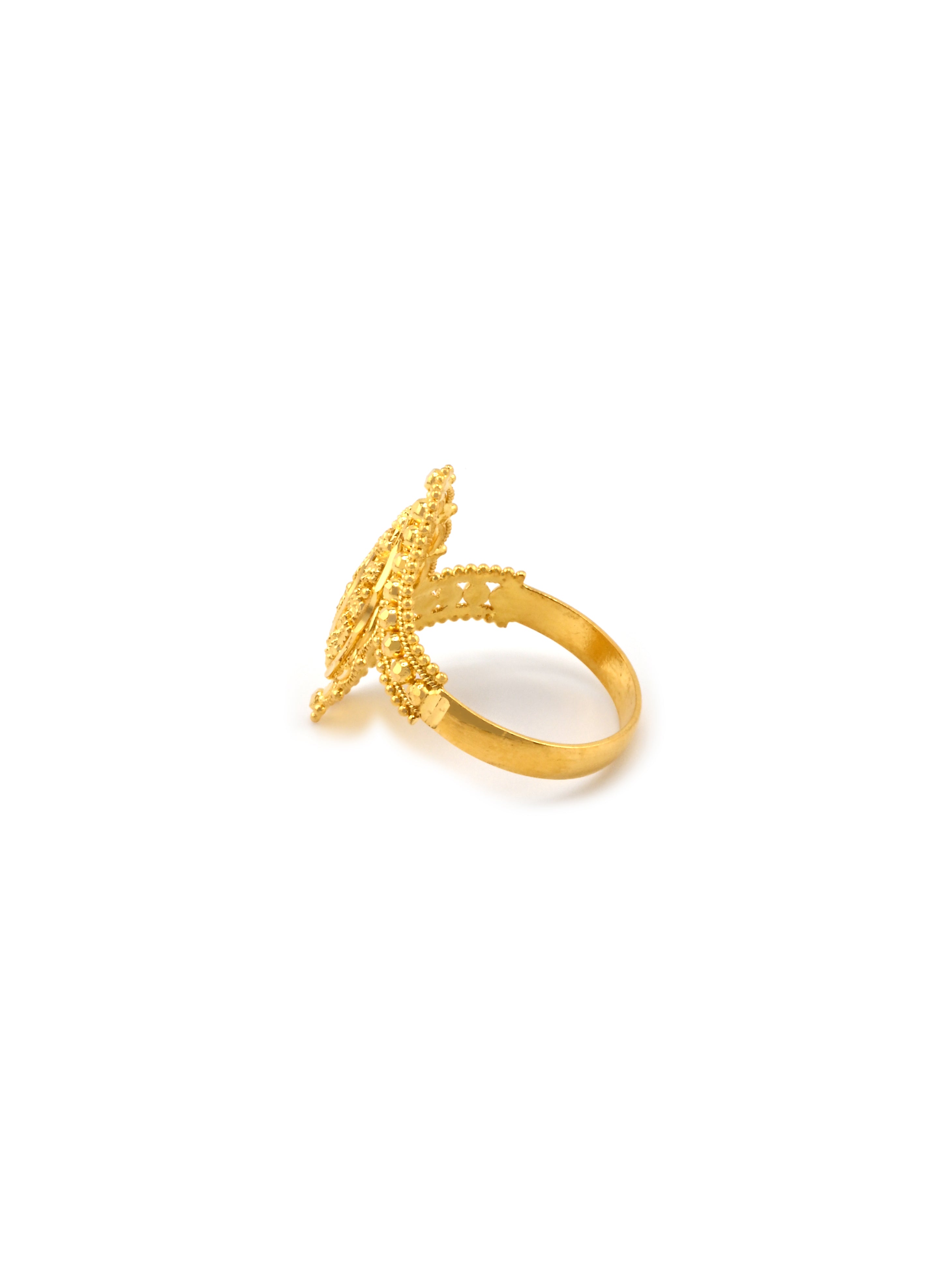 22ct Gold Filigree Ladies Ring