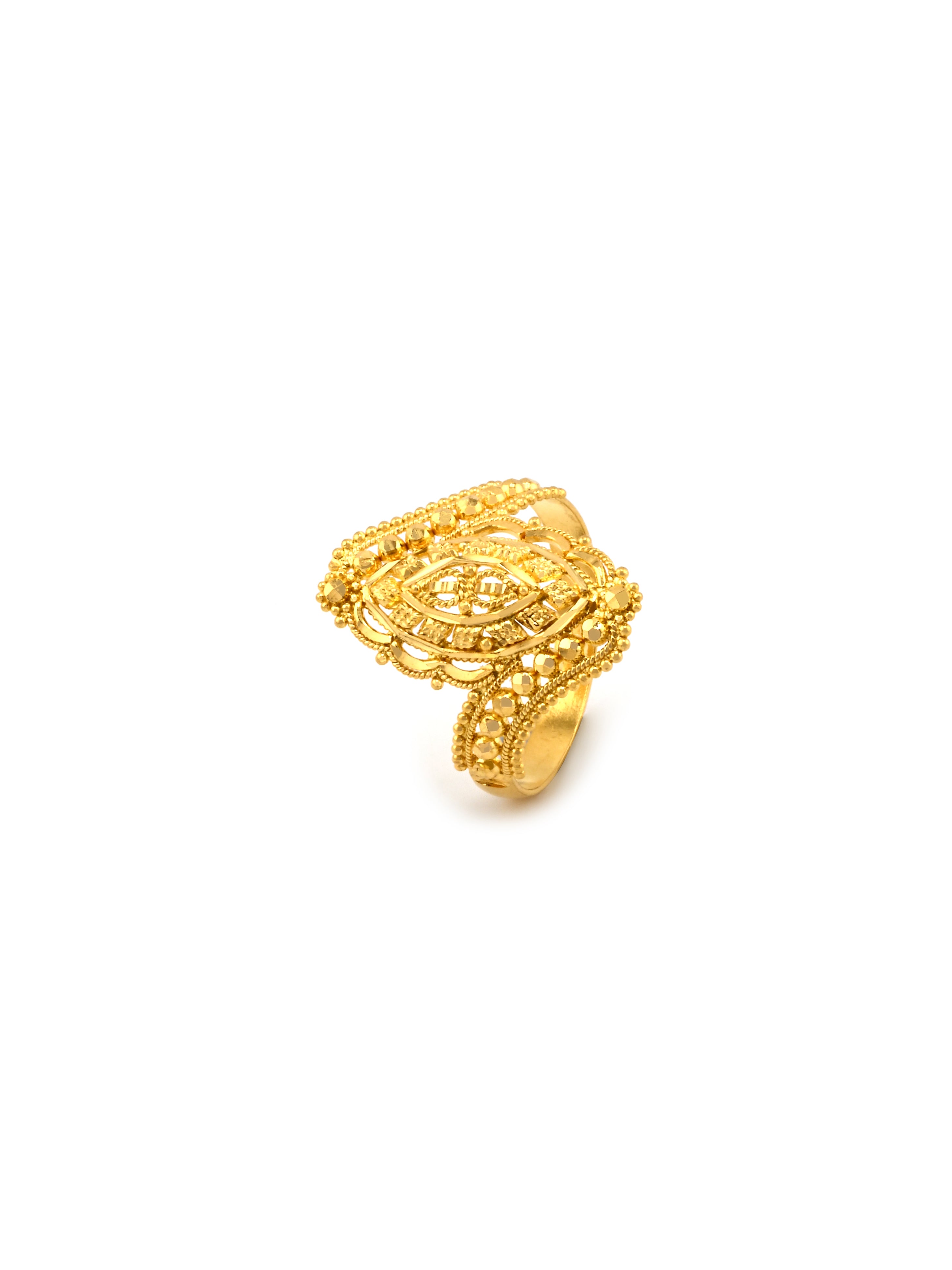 22ct Gold Filigree Ladies Ring