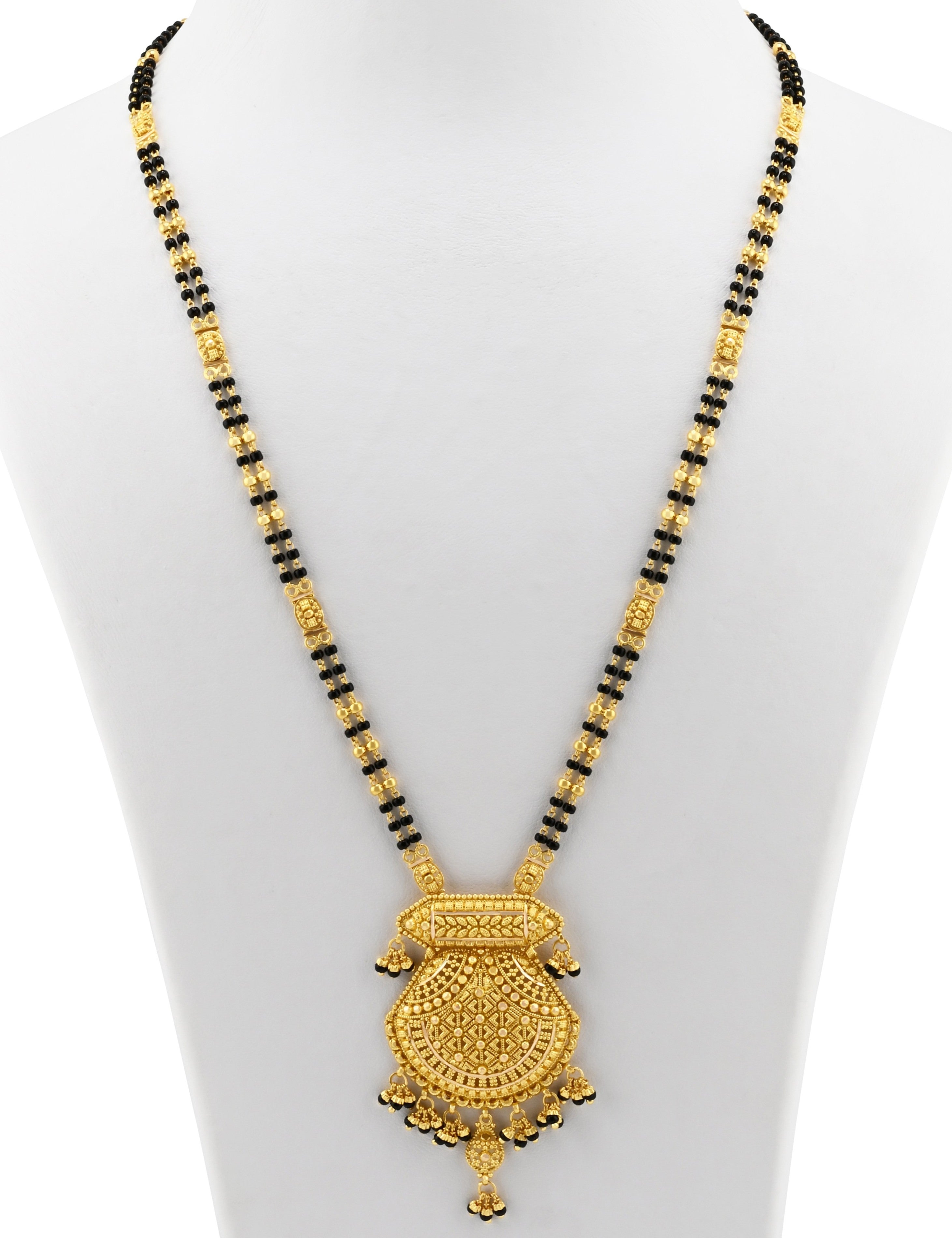 22ct Gold 2-Row Mangal Sutra